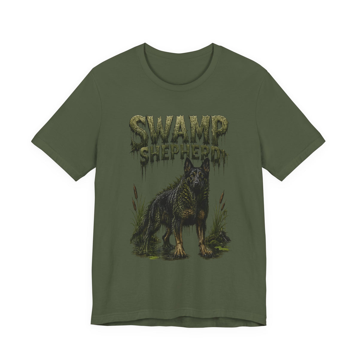 German Shepherd Swamp Shepherd Shirt | Spooky Halloween Dog Gift | Horror Dog Lover Tee