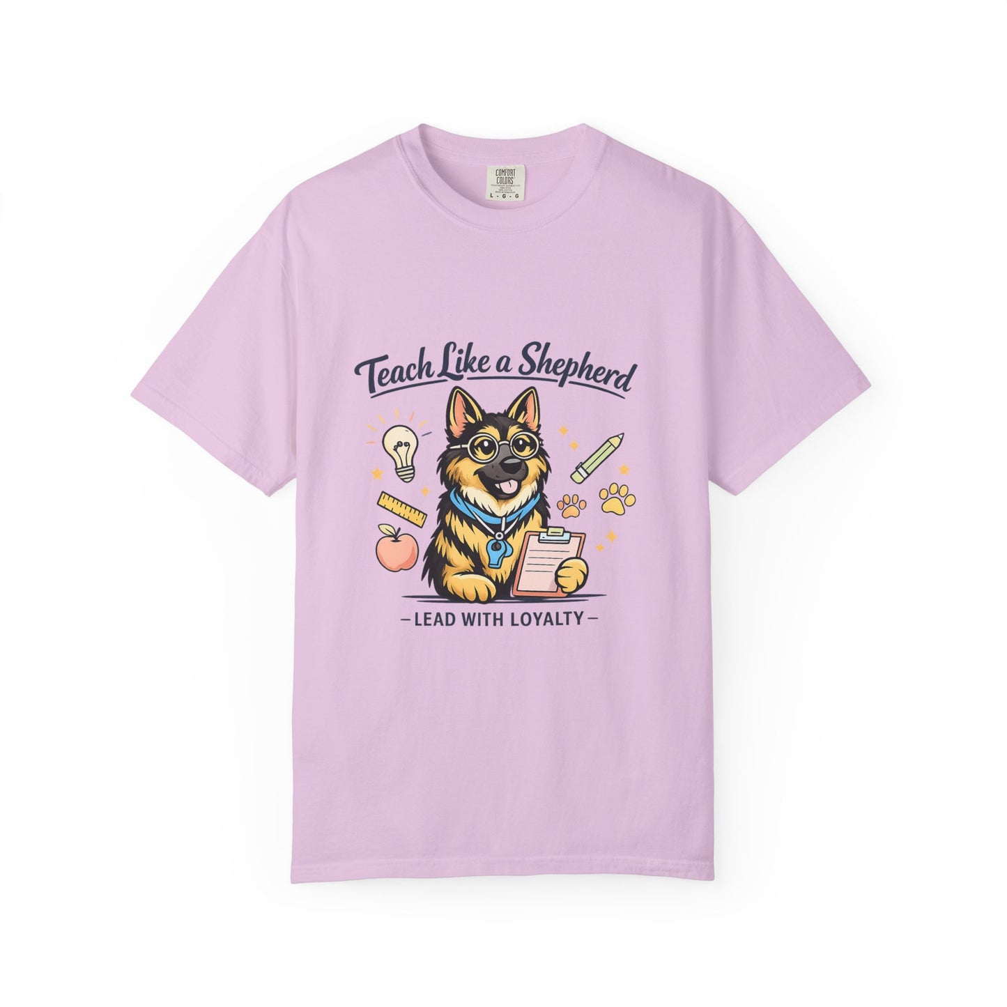 Teacher Life German Shepherd T‑Shirt – Funny Back to School Dog Lover Tee | Classroom Educator Gift | Bella Canvas 3001