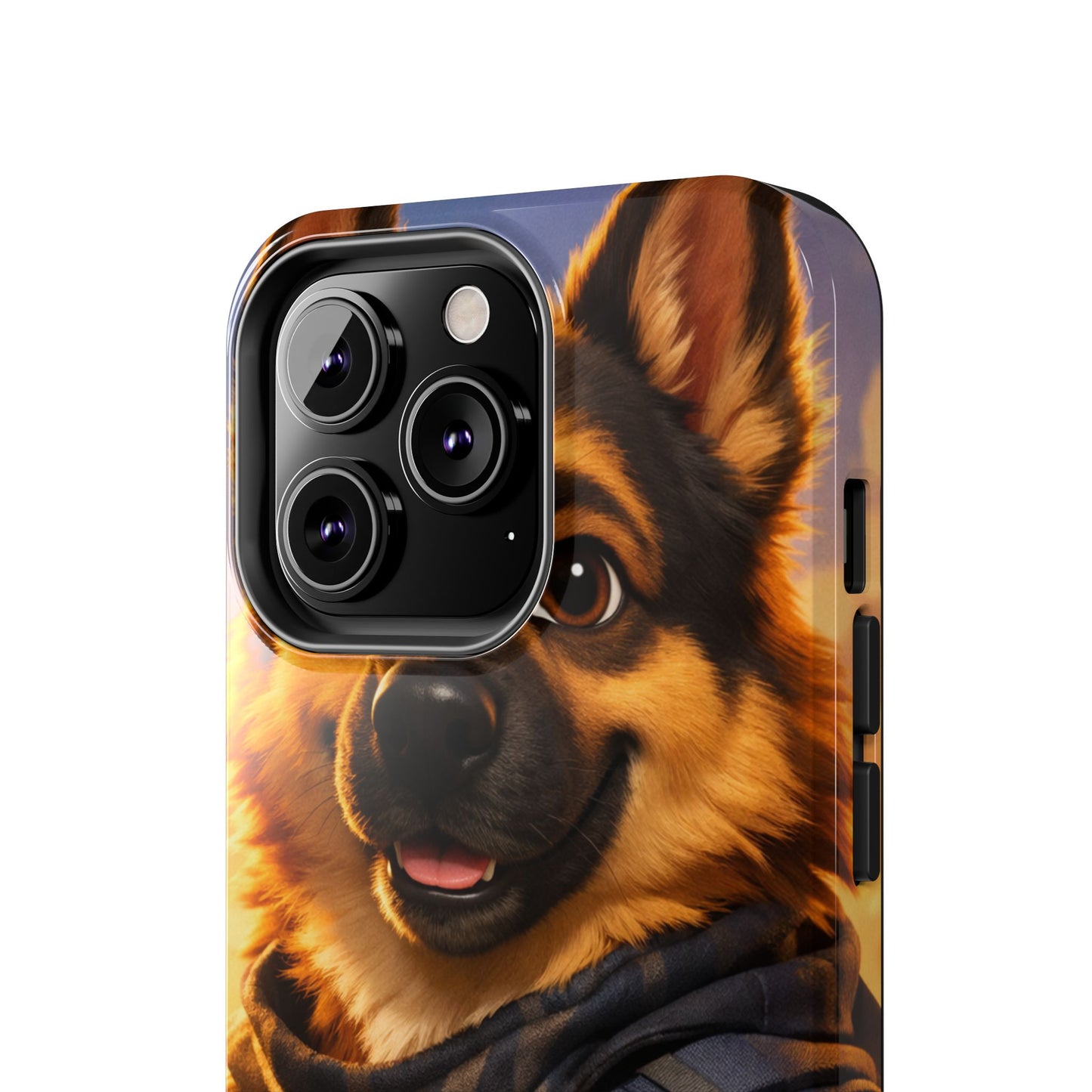 German Shepherd Tactical Hero Phone Case – Tough Protective Cover for iPhone & Samsung