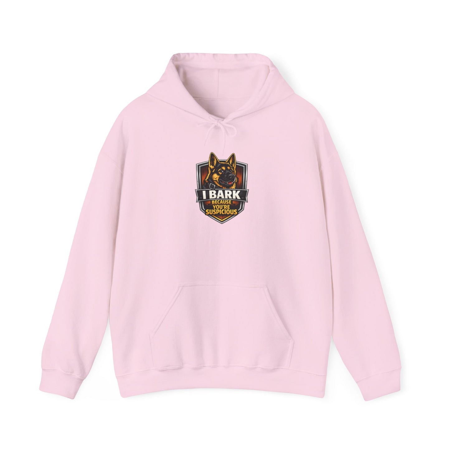 German Shepherd 'I Bark For My K9' Hoodie — Police K9 Dog Lover Sweatshirt