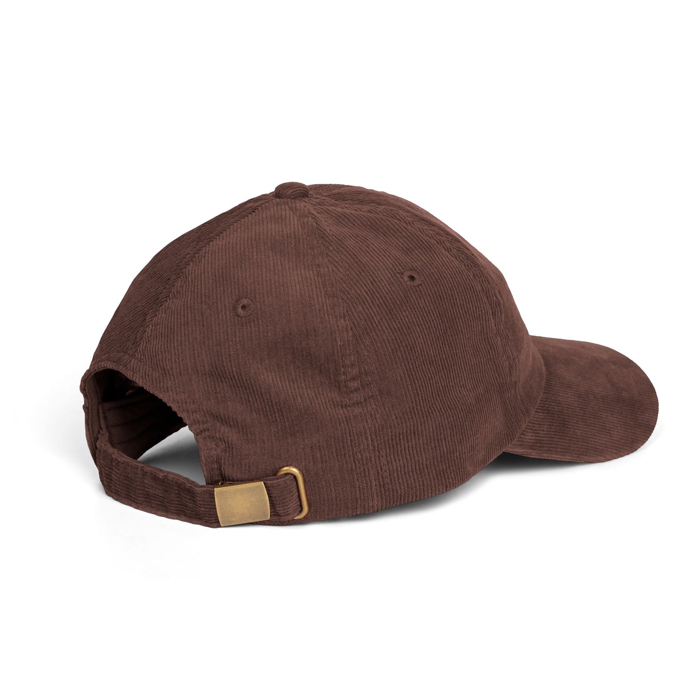 Vintage Corduroy Embroidered Cap – Retro Badge Baseball Hat