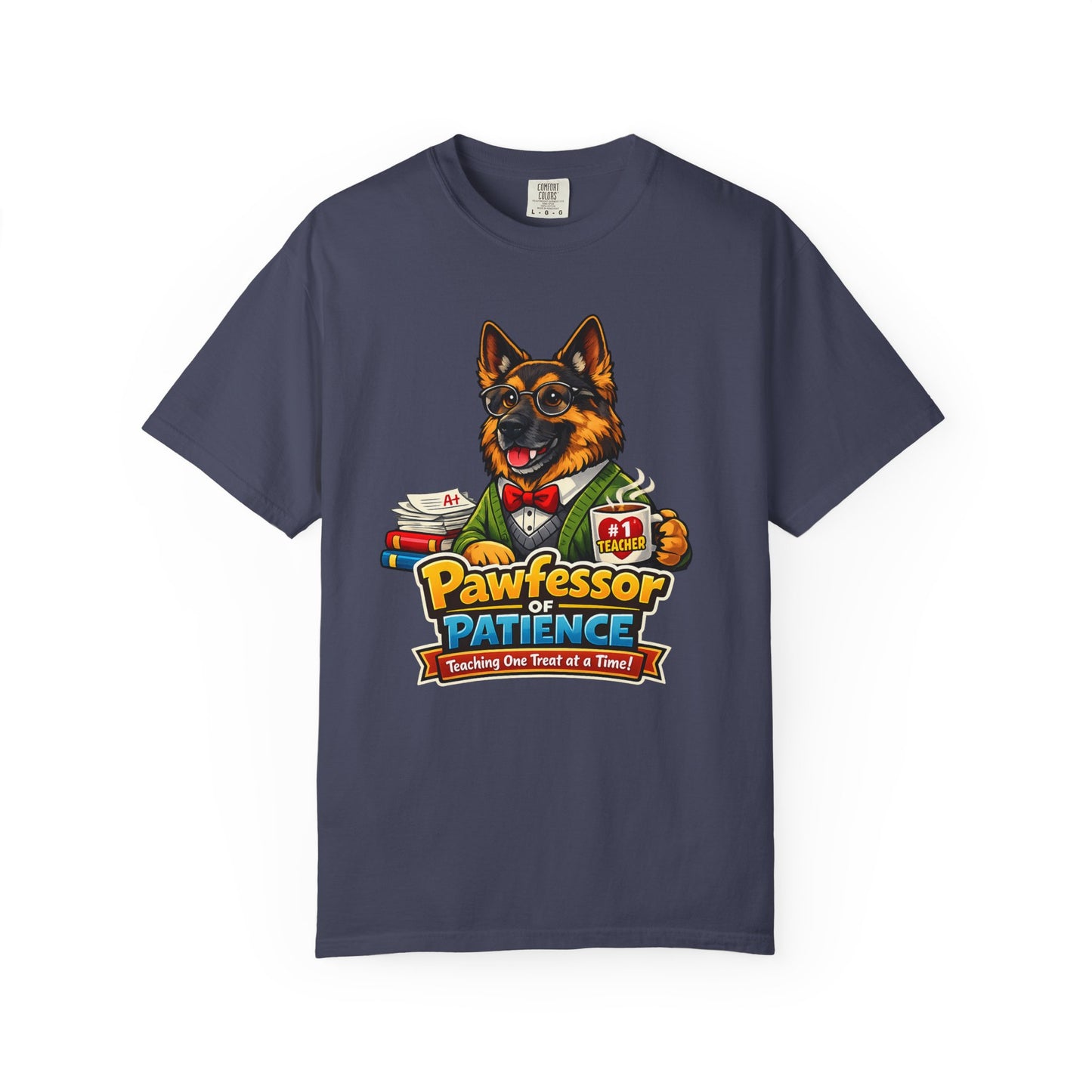Pawfessor of Patience T-Shirt | German Shepherd Teacher Shirt