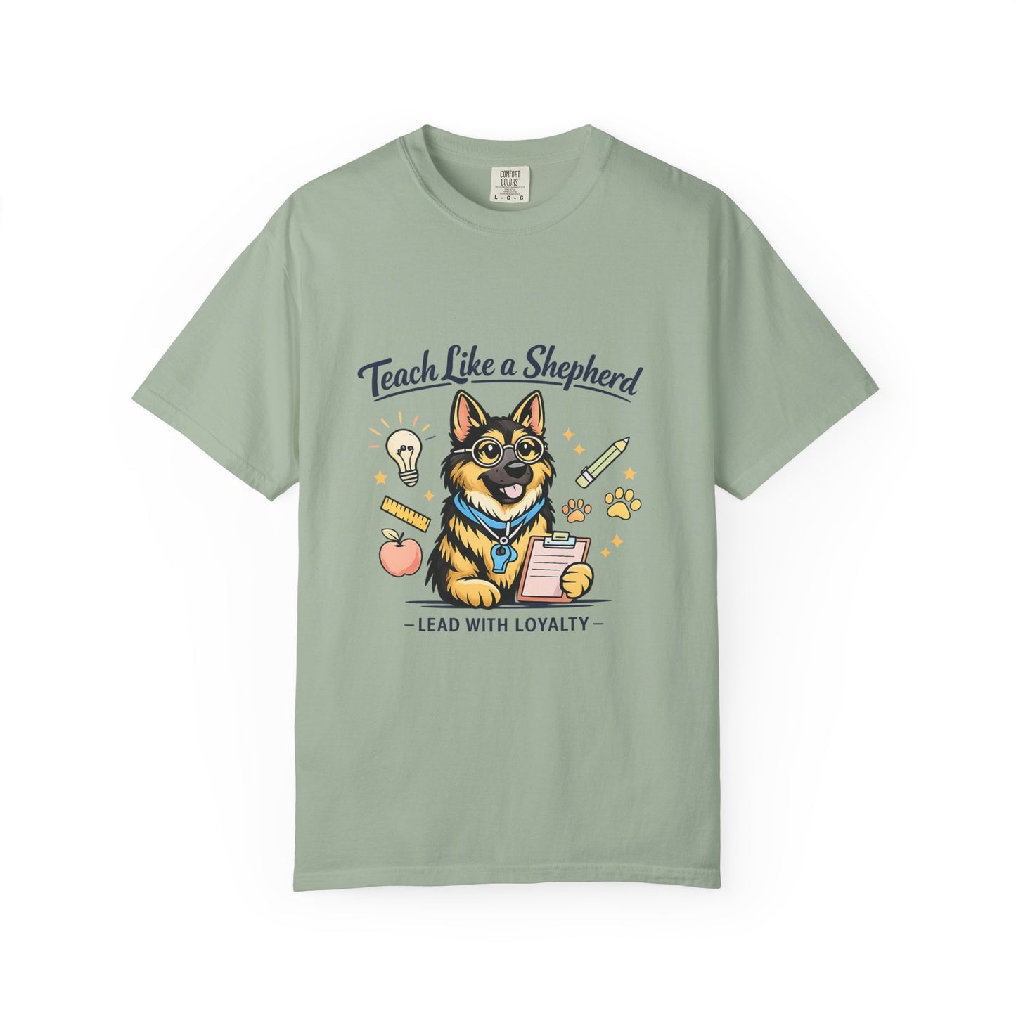 Teacher Life German Shepherd T‑Shirt – Funny Back to School Dog Lover Tee | Classroom Educator Gift | Bella Canvas 3001