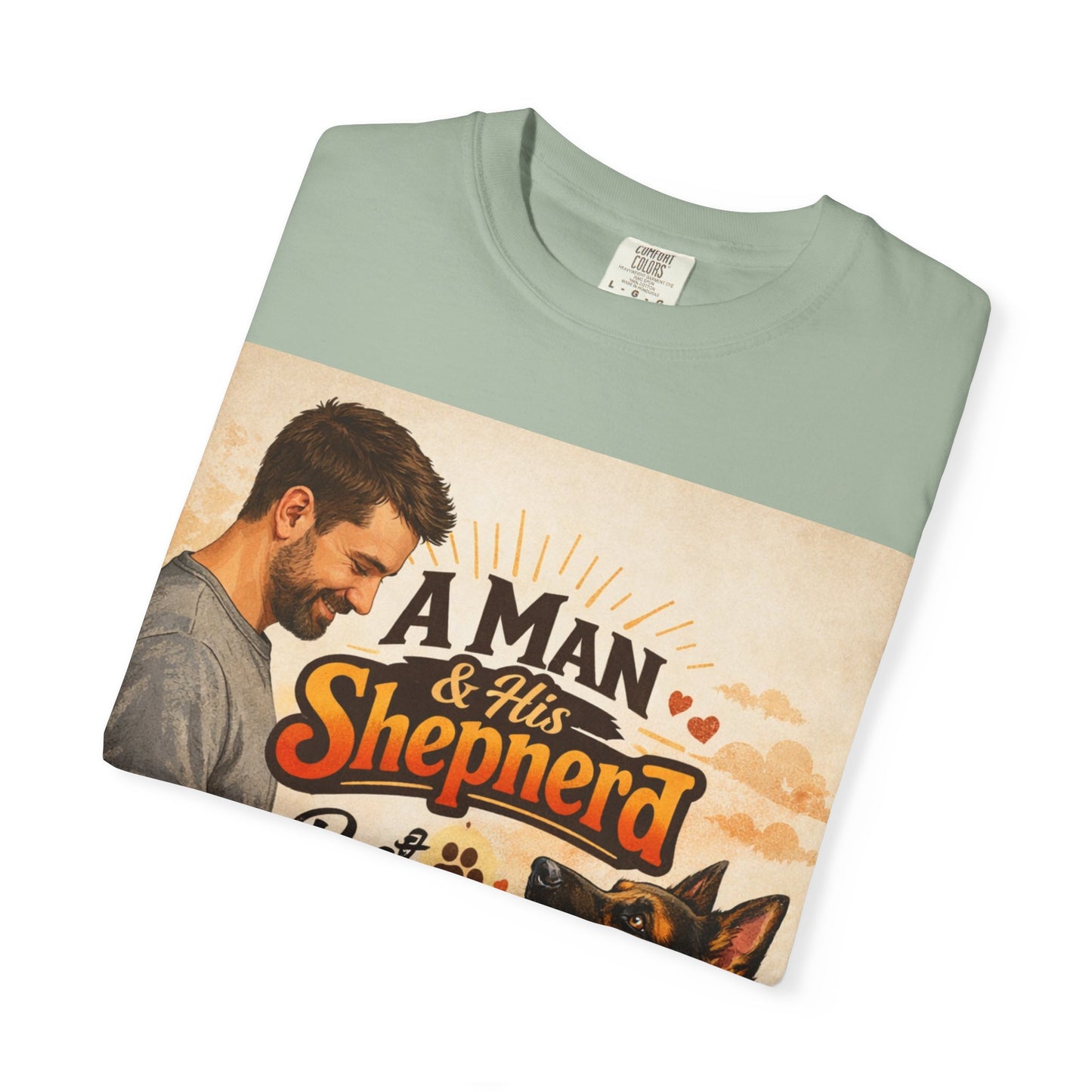 A Man & His Shepherd Best Friends for Life T‑Shirt — German Shepherd Dog Lover Tee