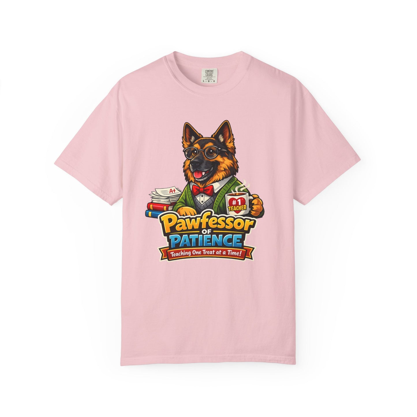 Pawfessor of Patience T-Shirt | German Shepherd Teacher Design