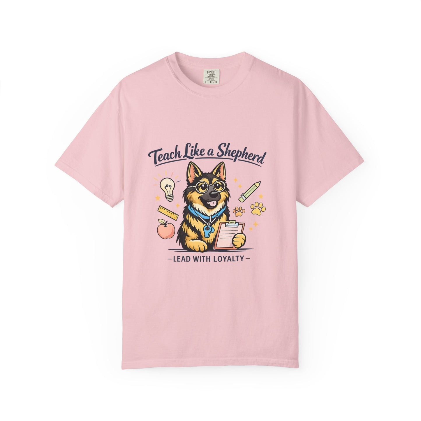 Teacher Life German Shepherd T‑Shirt – Funny Back to School Dog Lover Tee | Classroom Educator Gift | Bella Canvas 3001