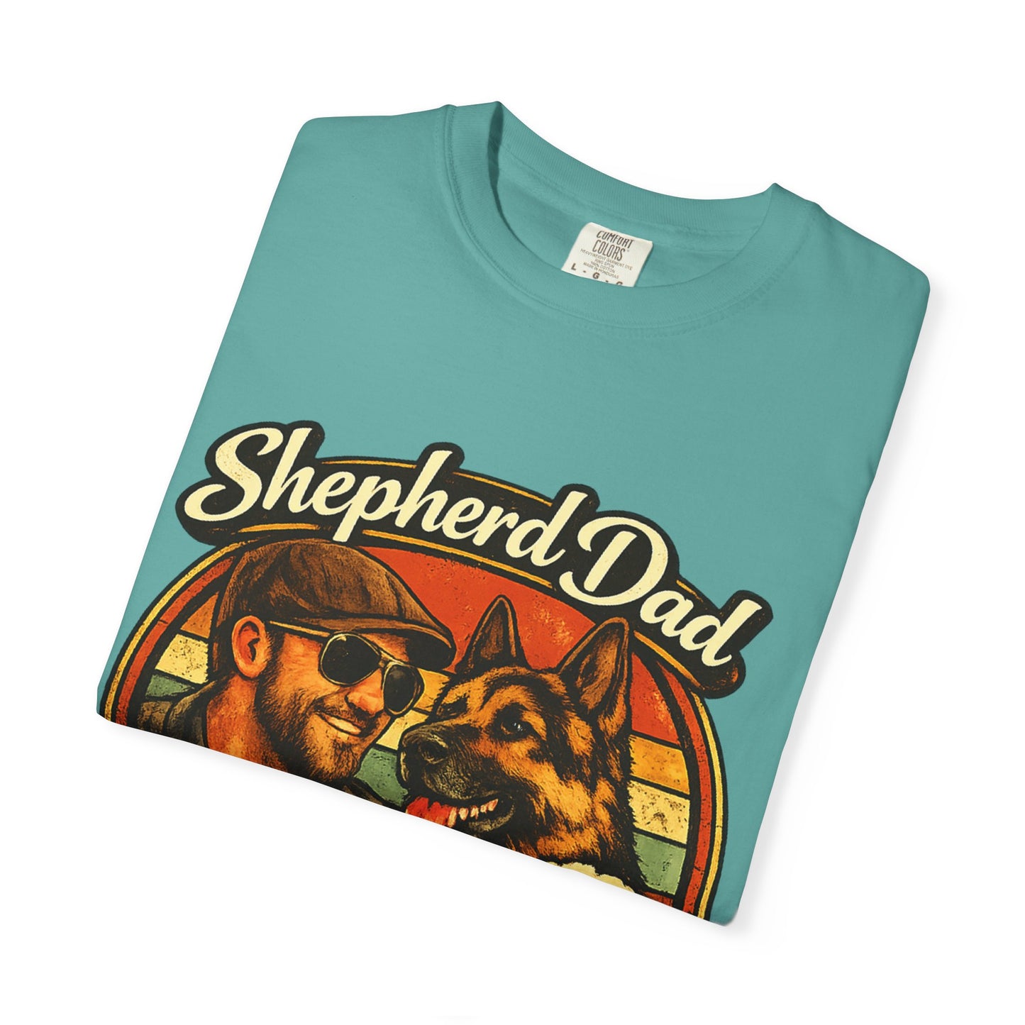 Shepherd Dad graphic T-Shirt | German Shepherd owner tee, dog lover shirt