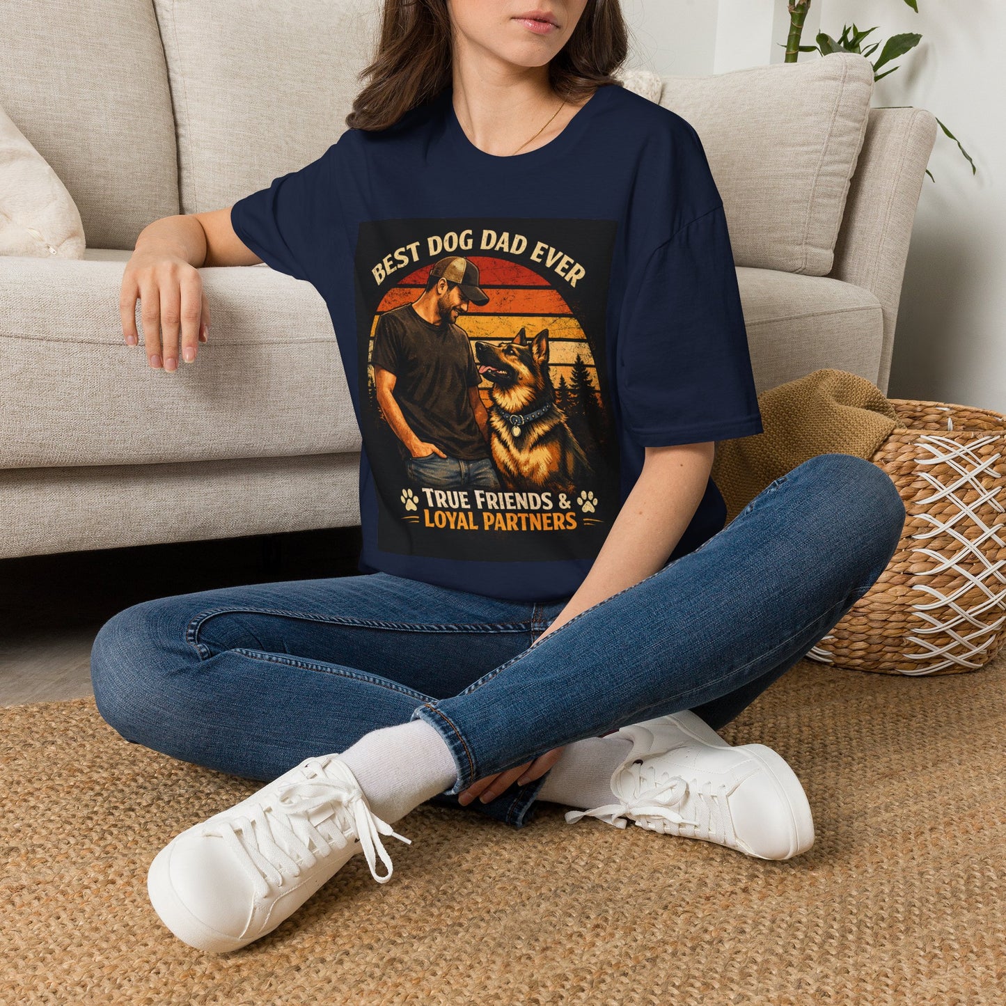 Best Dog Dad Ever T-Shirt | Dog Dad Shirt, German Shepherd Tee