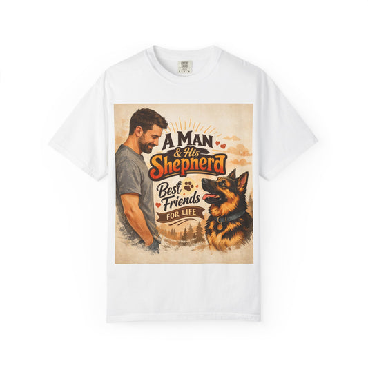 A Man & His Shepherd Best Friends for Life T-Shirt
