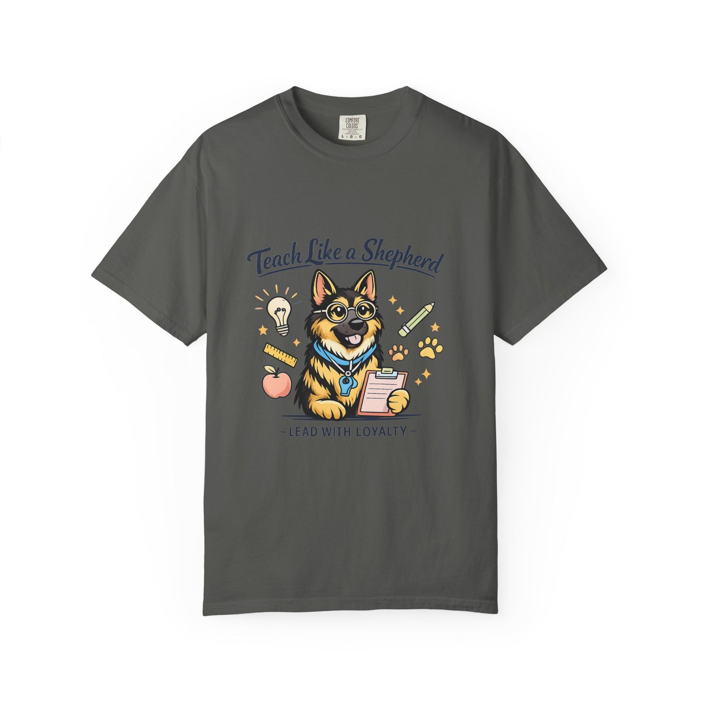 Teacher Life German Shepherd T‑Shirt – Funny Back to School Dog Lover Tee | Classroom Educator Gift | Bella Canvas 3001