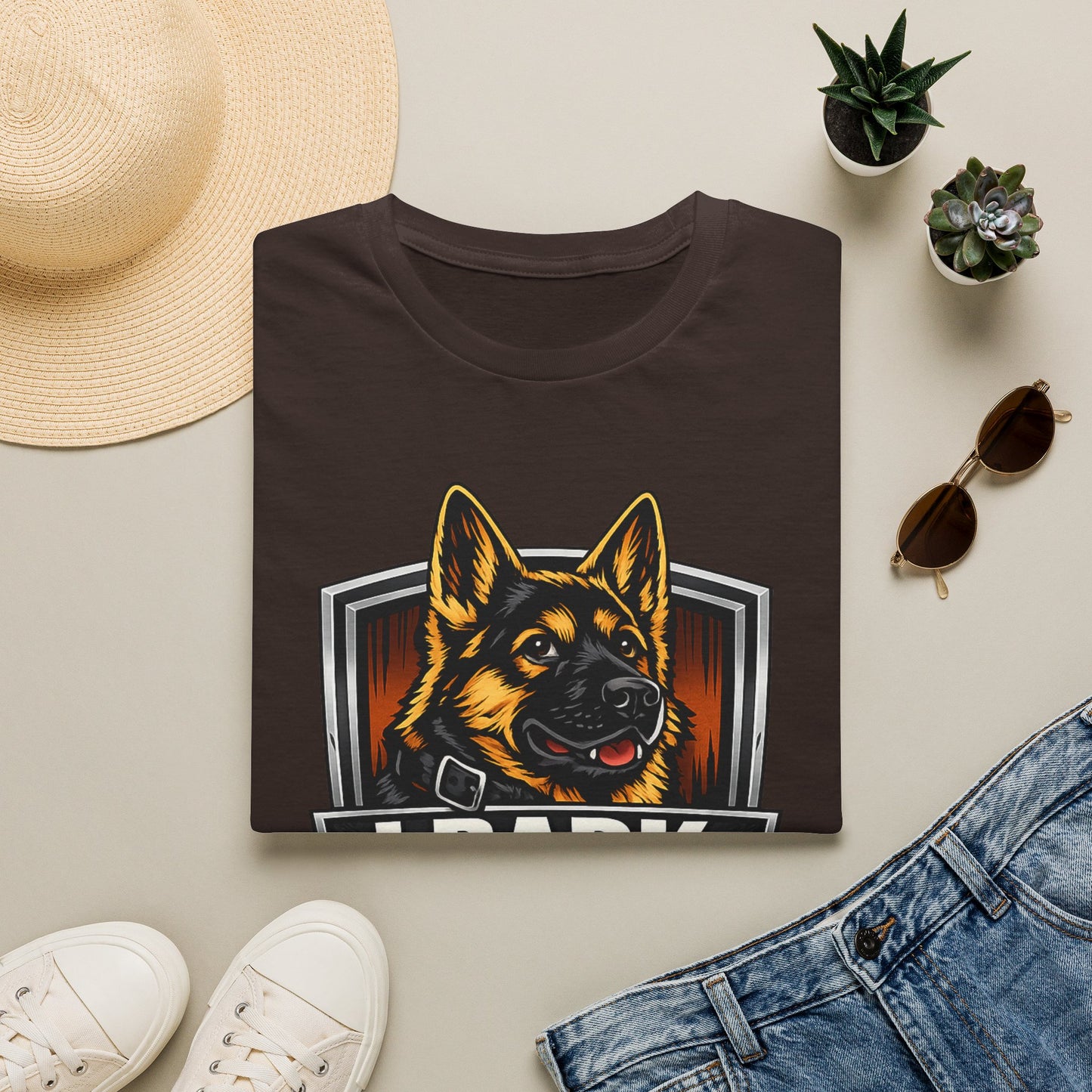 I Bark Because Youre Suspicious German Shepherd T-Shirt