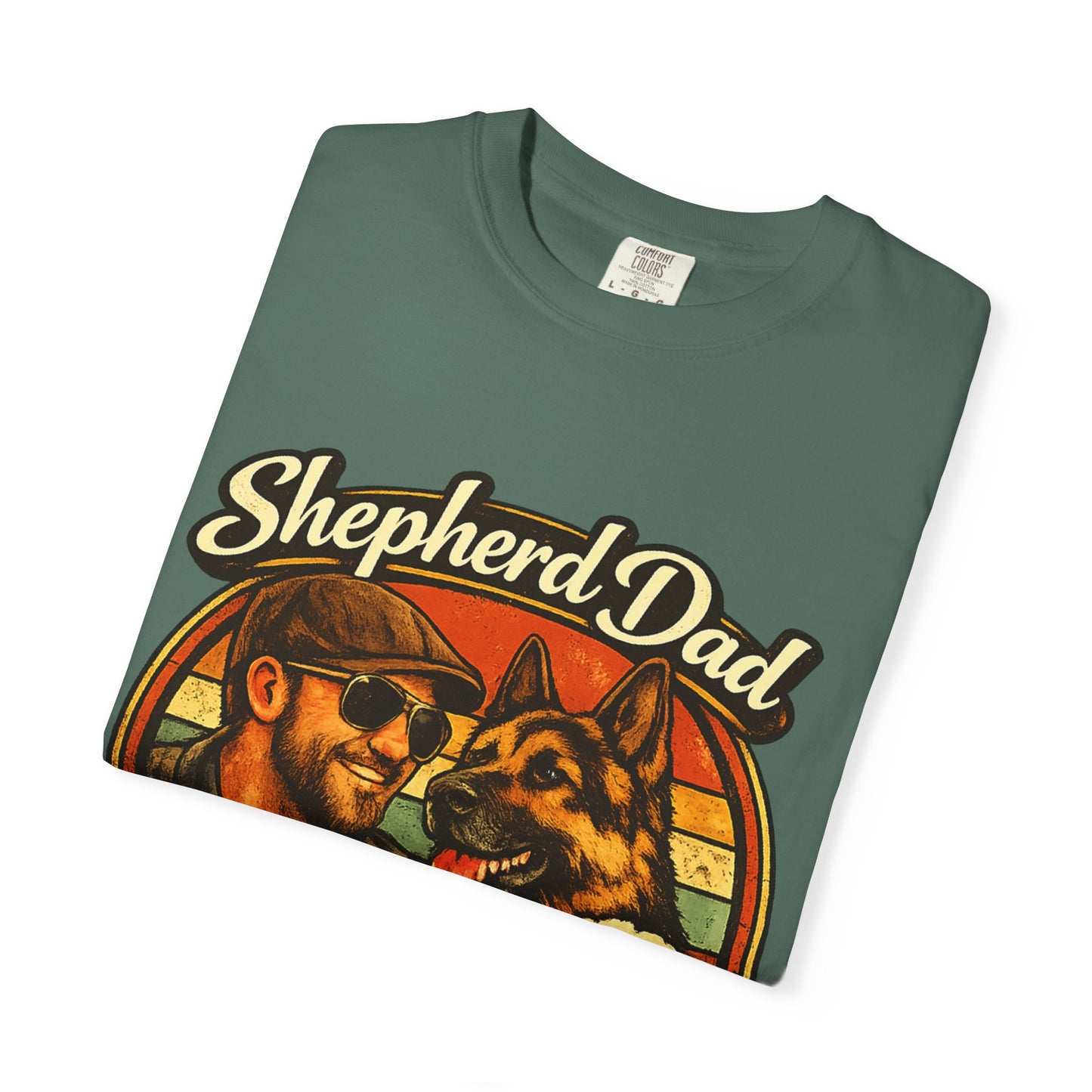 Shepherd Dad graphic T-Shirt | German Shepherd owner tee, dog lover shirt