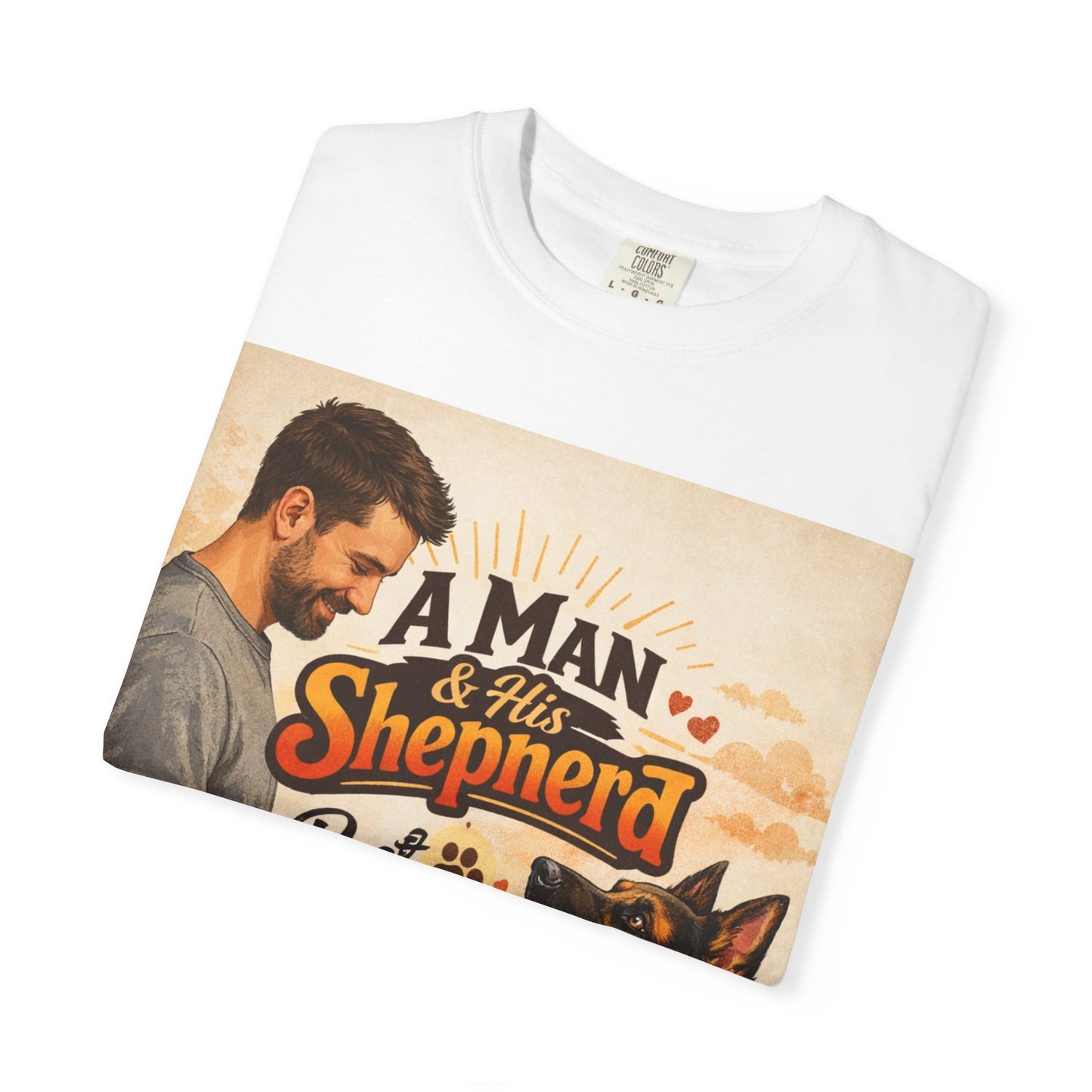 A Man & His Shepherd Best Friends for Life T‑Shirt — German Shepherd Dog Lover Tee