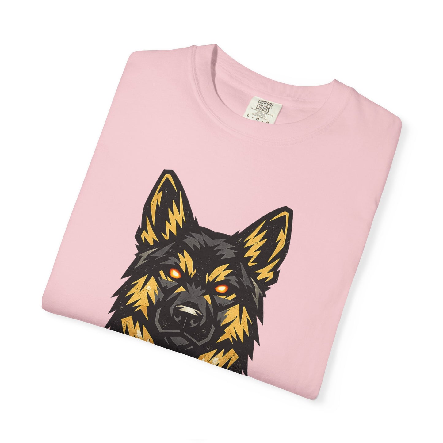 Alpha Energy German Shepherd Head T‑Shirt – Athletic Logo Dog Lover Tee | Bold Working Dog Graphic for Fitness & Streetwear | T‑Shirt