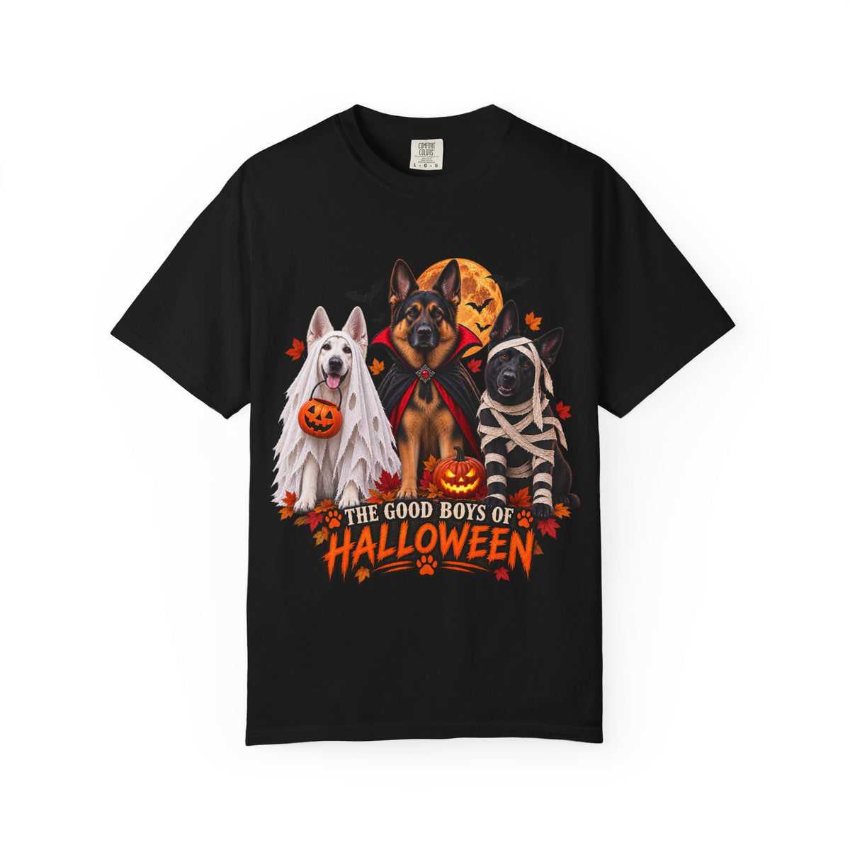 German Shepherd Halloween Shirt, Good Boys Halloween Tee, Gift for German Shepherd Lovers