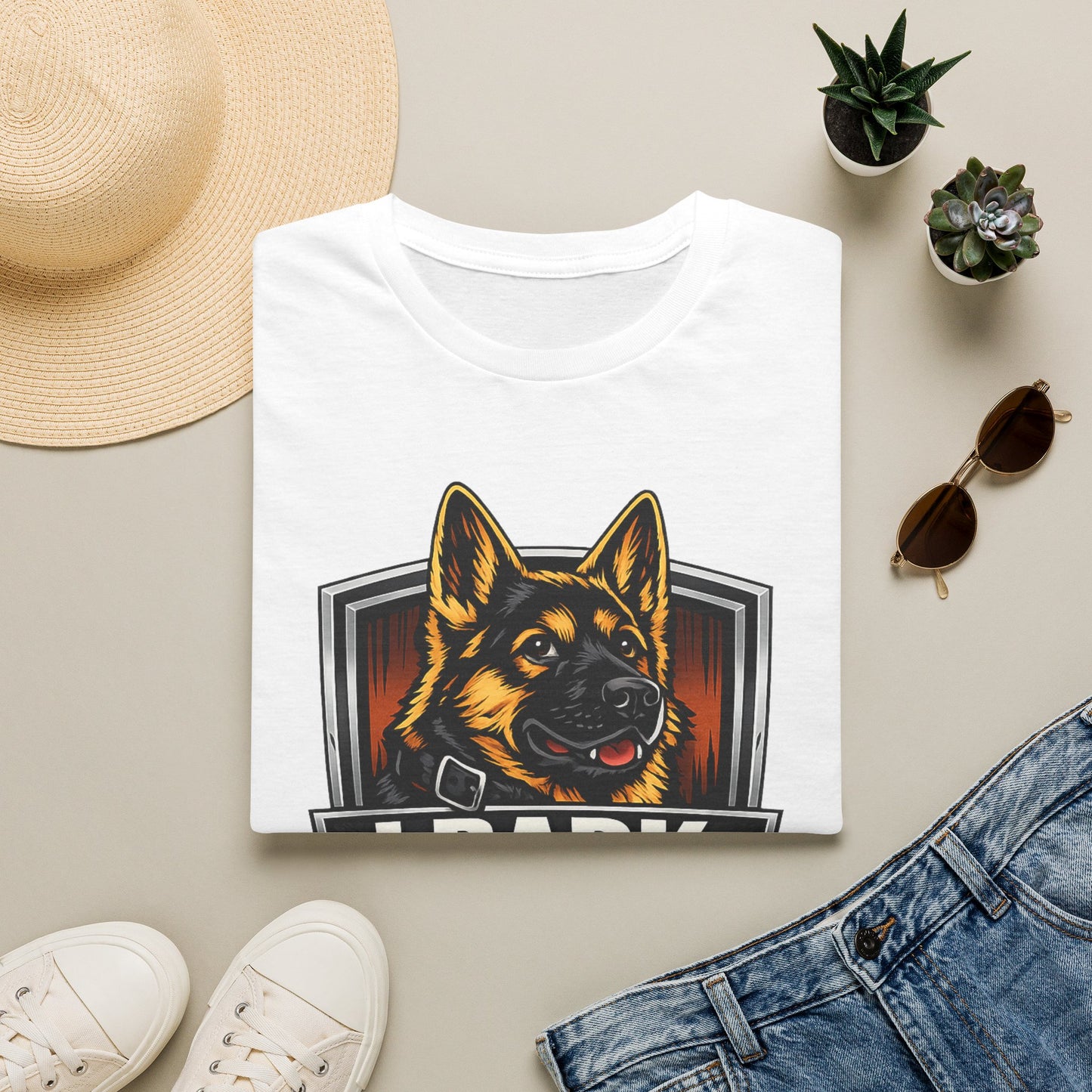 I Bark Because Youre Suspicious German Shepherd T-Shirt