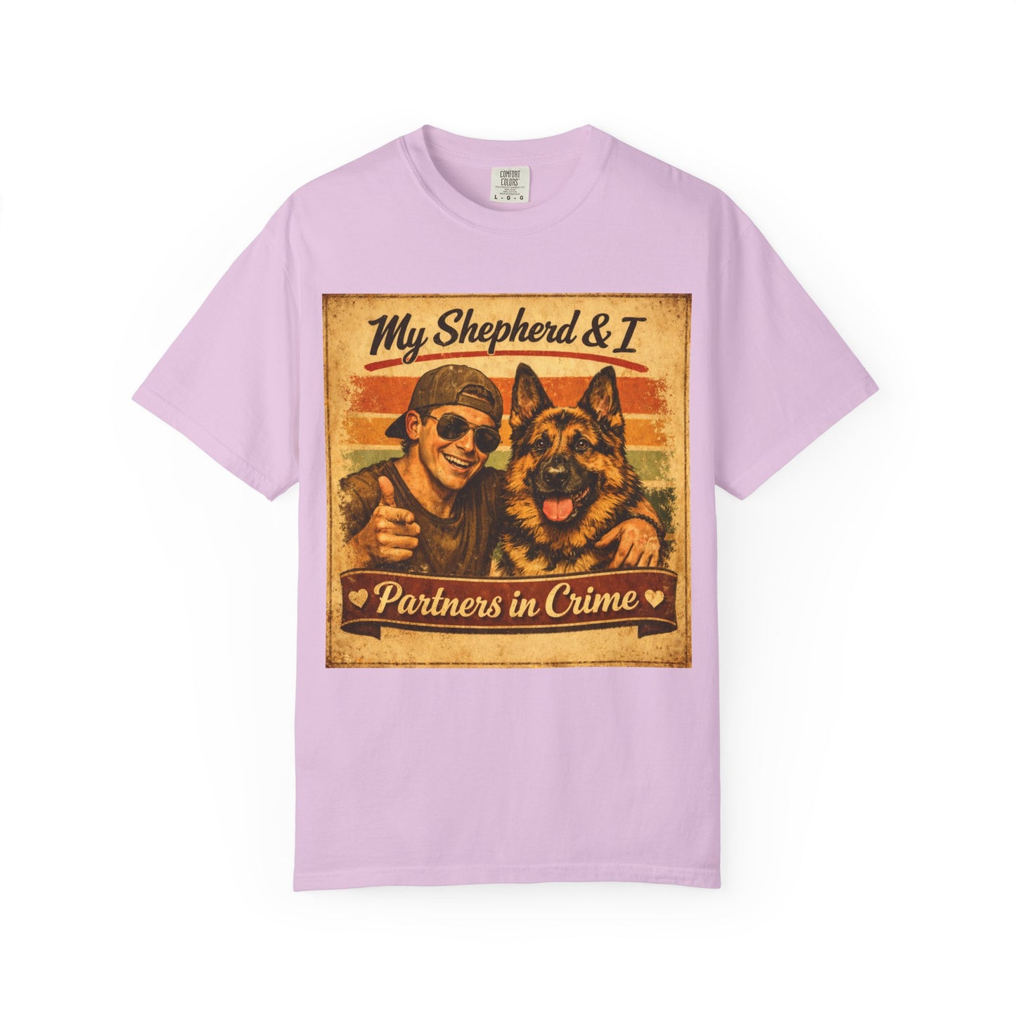 My Shepherd & I Partners in Crime T-Shirt | German Shepherd Dog Tee