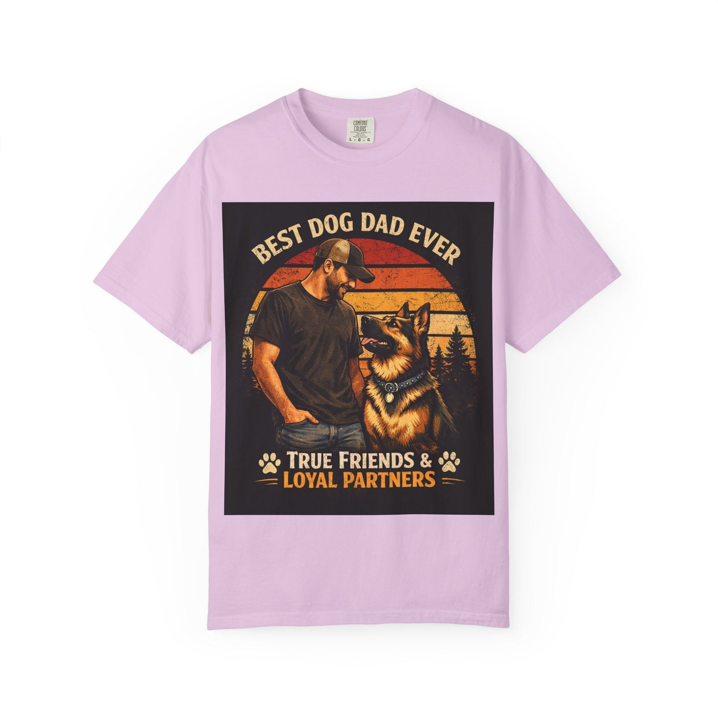 Best Dog Dad Ever T-shirt | True Friends & Loyal Partners graphic tee