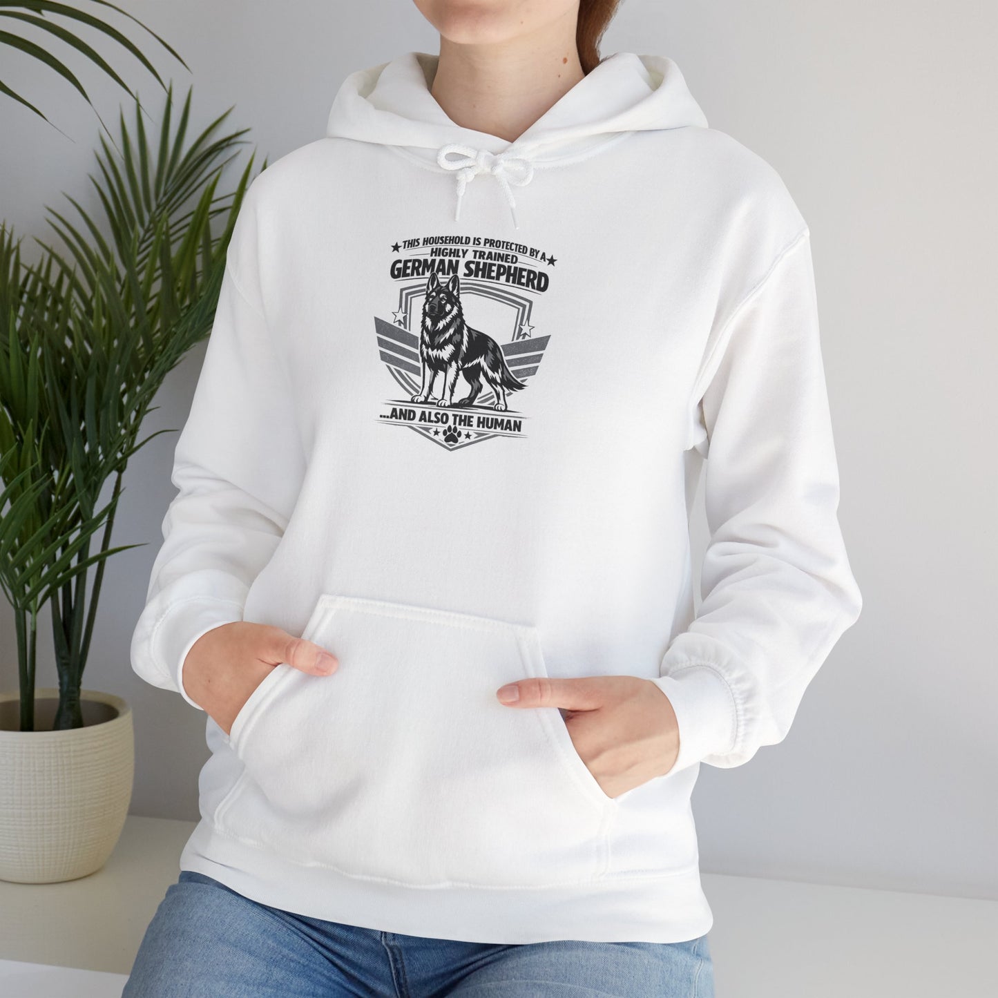 German Shepherd Hoodie – 'Loyal to the End' Vintage Dog Lover Sweatshirt