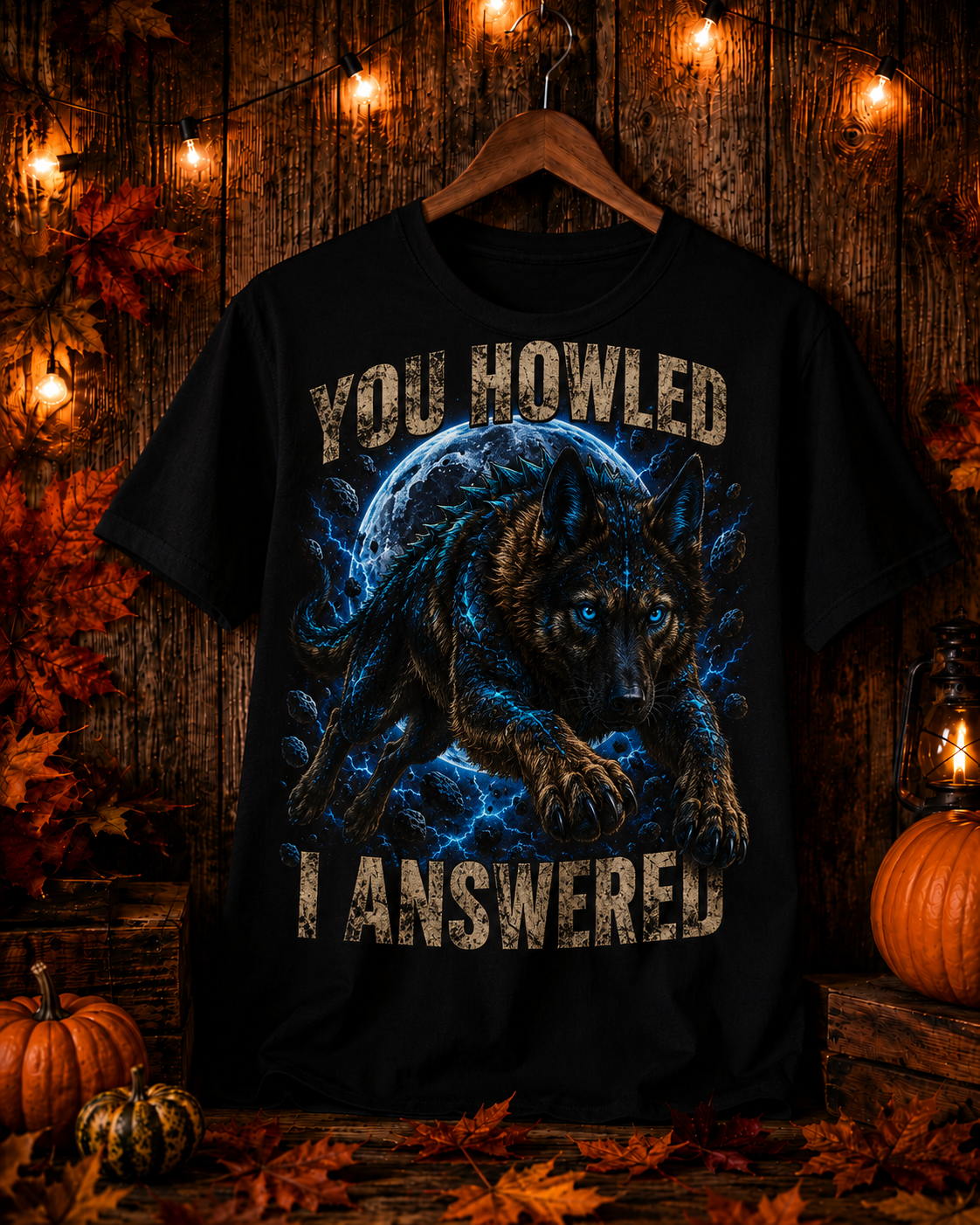 German Shepherd Alien Halloween Shirt, You Howled I Answered Tee