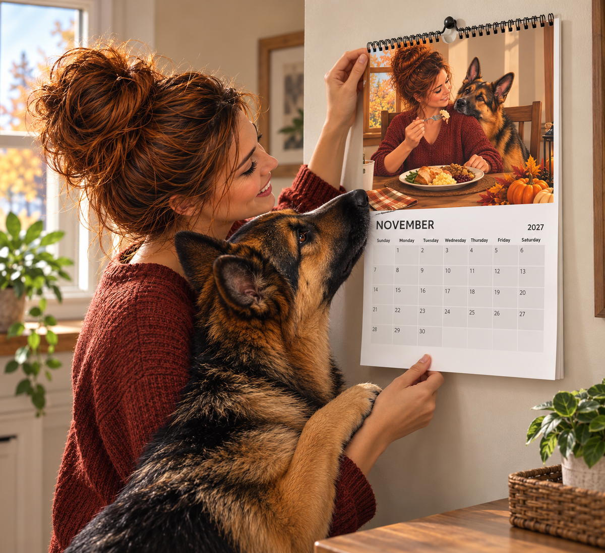 German Shepherd 2027 Calendar – Personal Space? Never Heard of It.