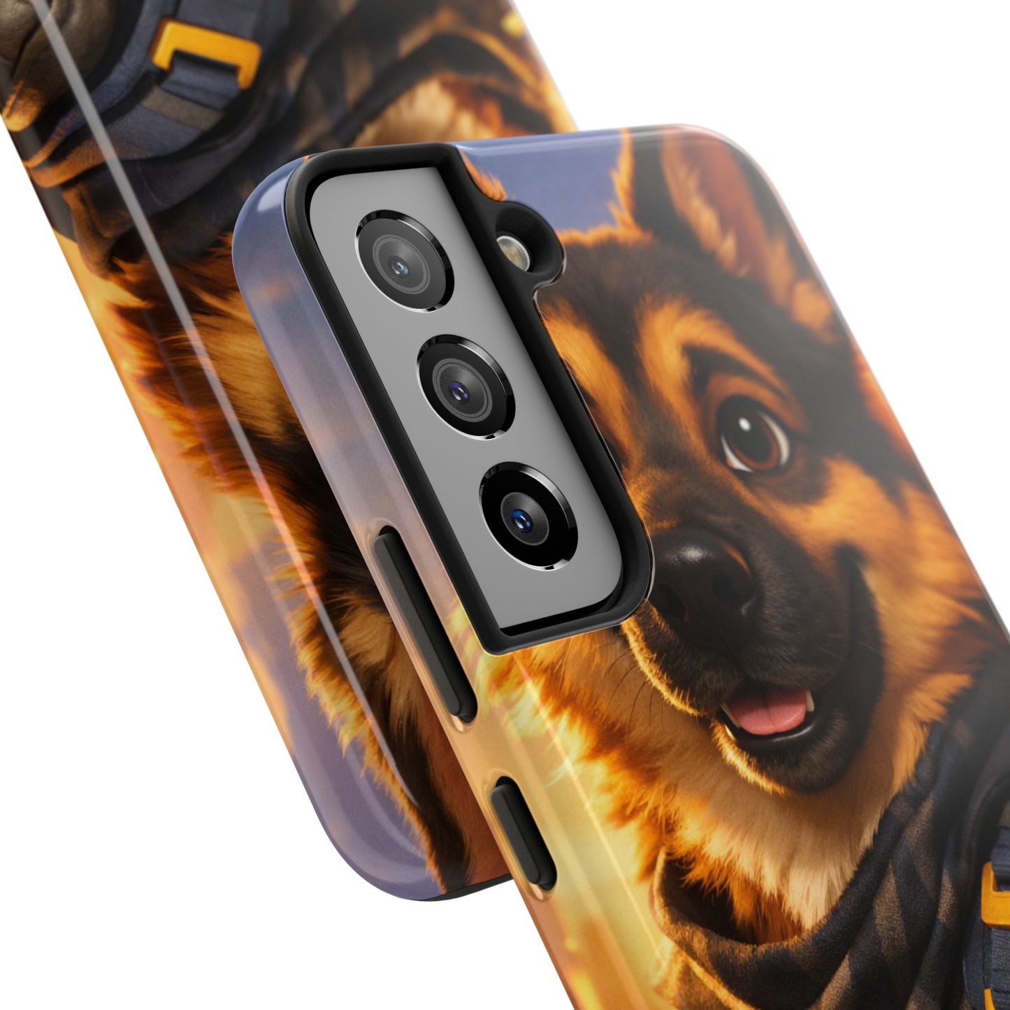 German Shepherd Tactical Hero Phone Case – Tough Protective Cover for iPhone & Samsung