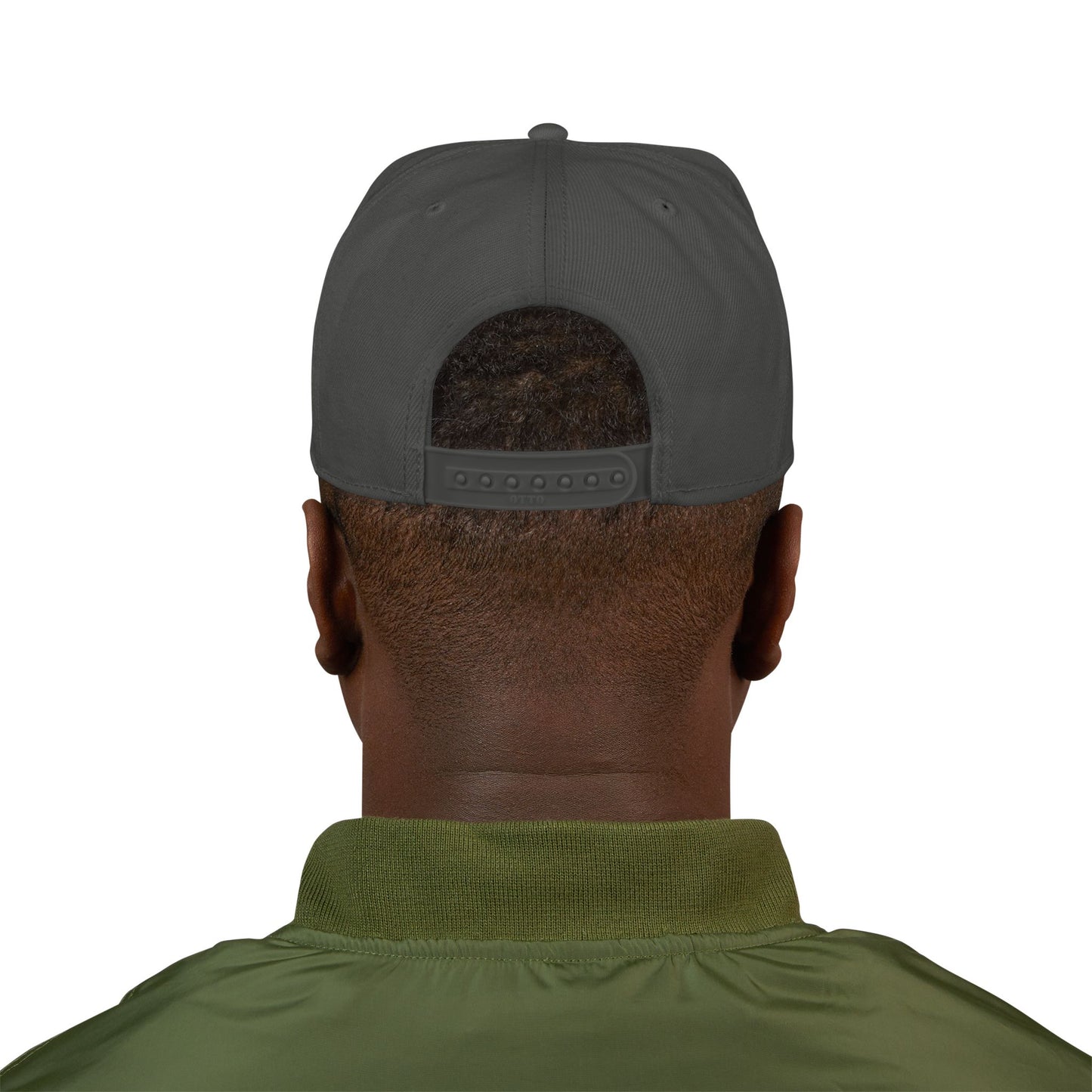 Embroidered Crown Skull Snapback Hat — Streetwear Baseball Cap with Gold Accent