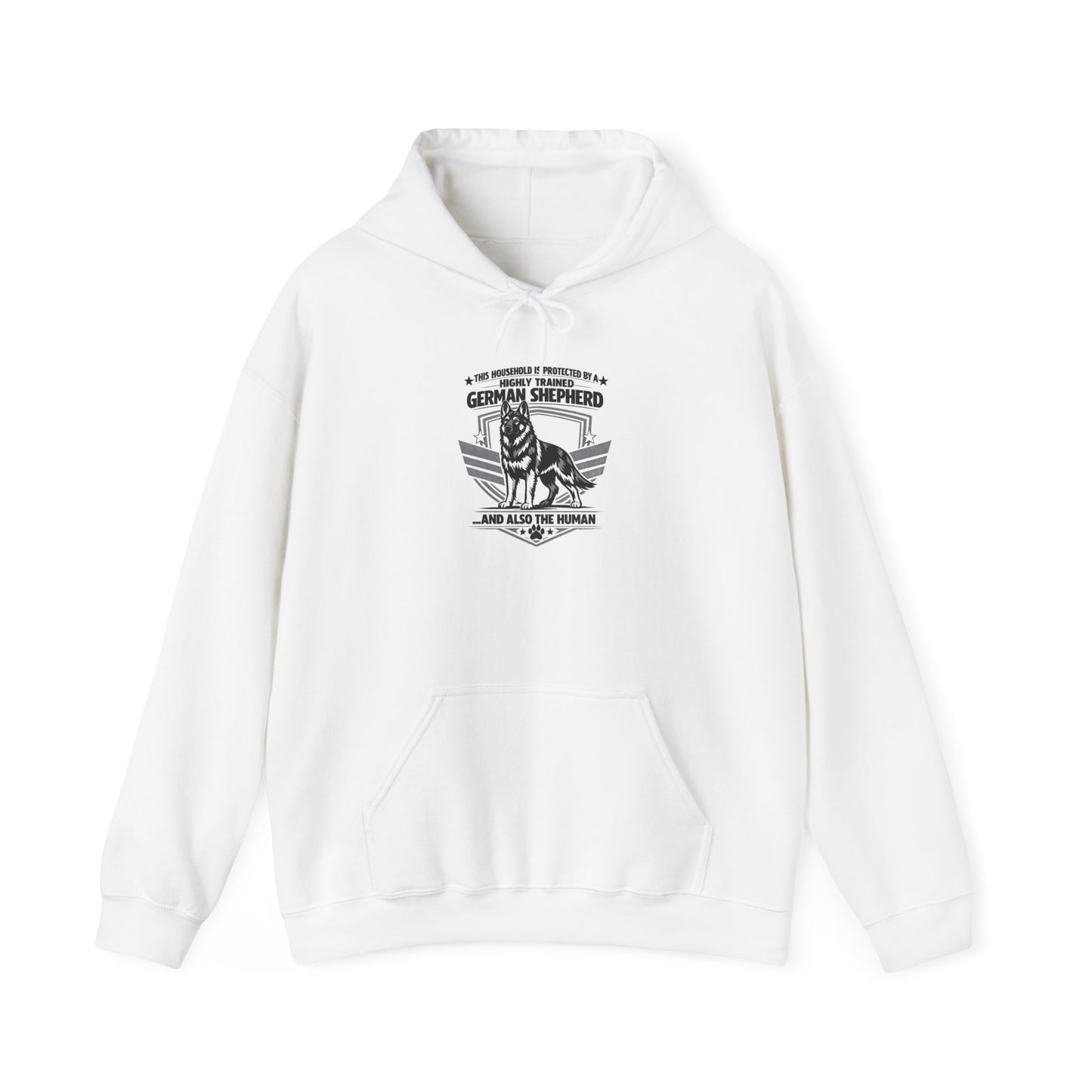 German Shepherd Hoodie – 'Loyal to the End' Vintage Dog Lover Sweatshirt