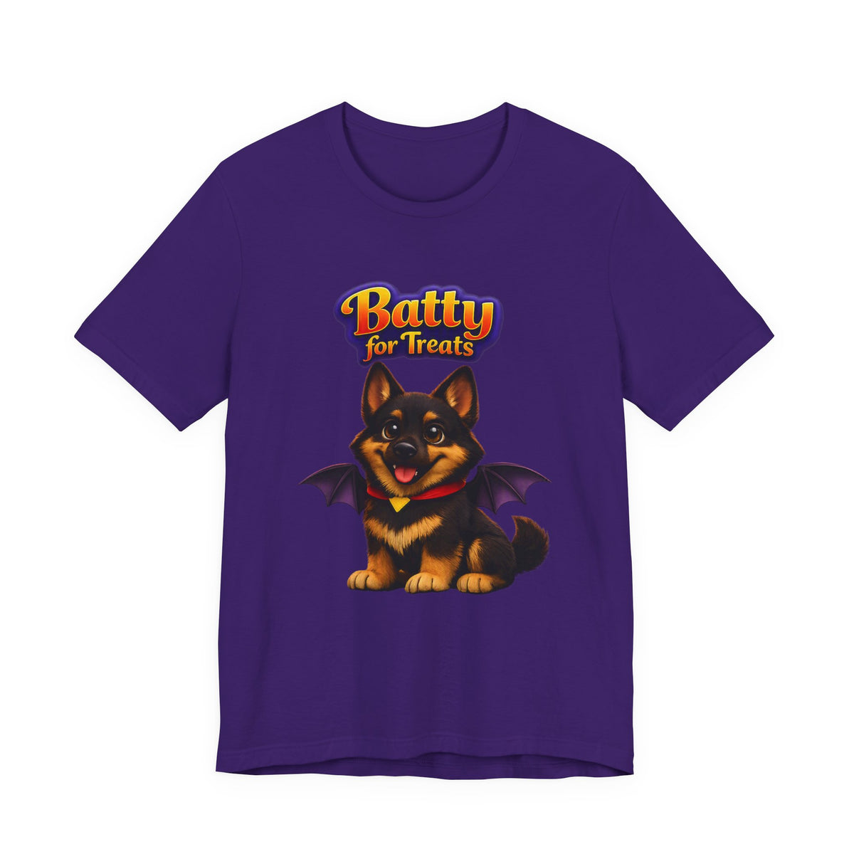 Batty for Treats German Shepherd Halloween T-Shirt