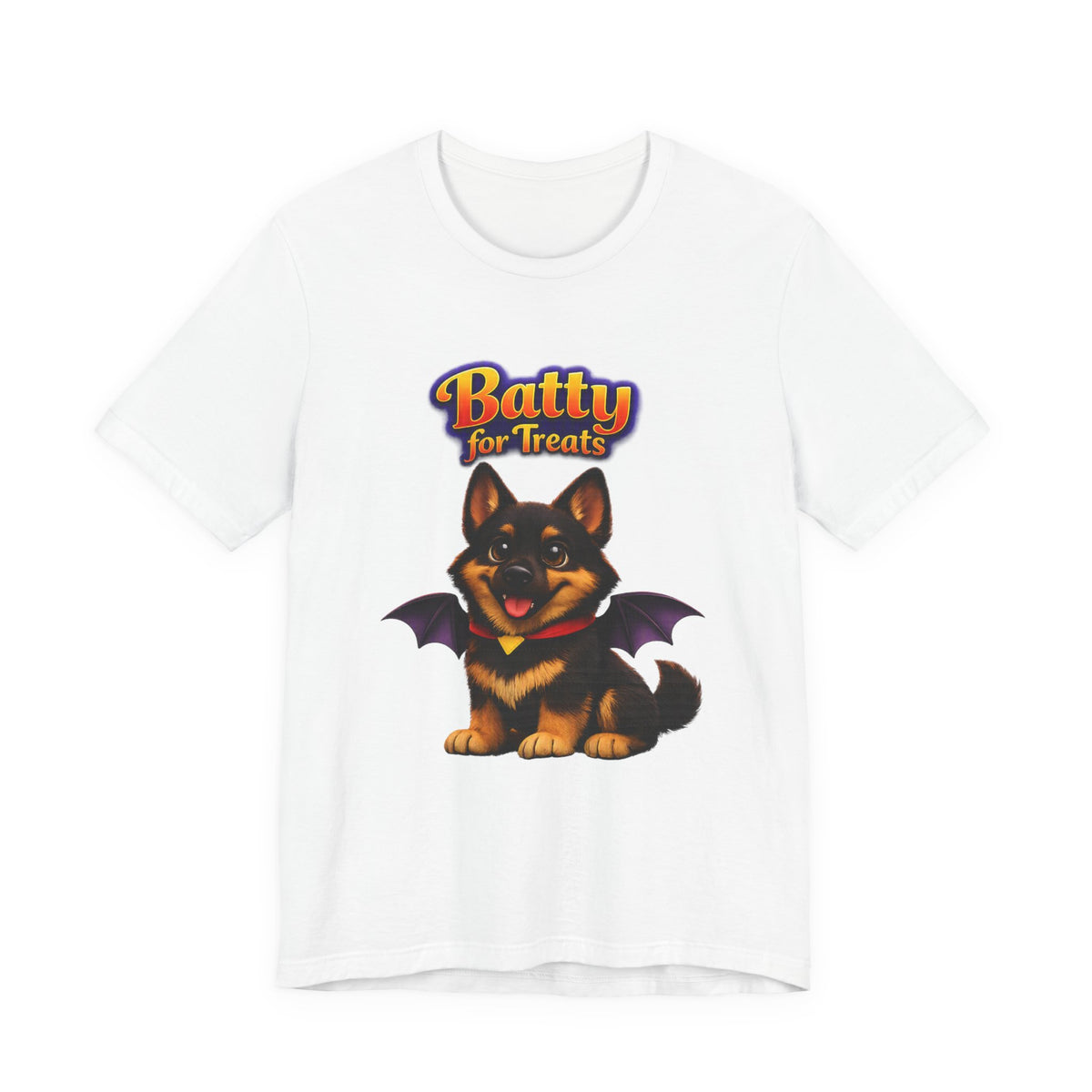 Batty for Treats German Shepherd Halloween T-Shirt