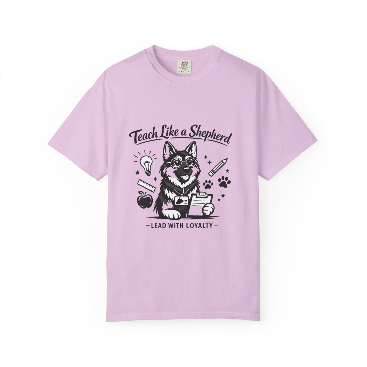 Teacher Life German Shepherd T‑Shirt – Funny Back to School Dog Lover Tee | Classroom Outfit | Gildan 64000