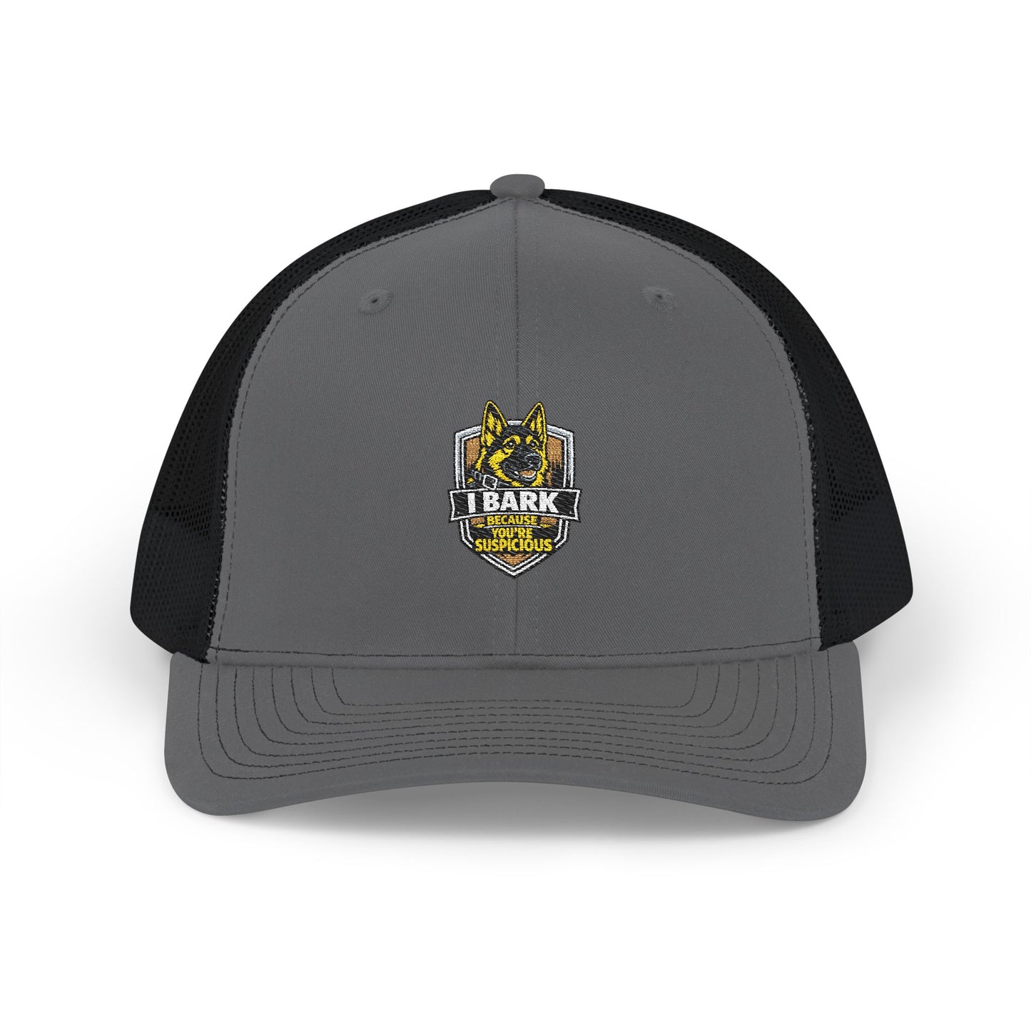 Trucker Cap – Yellow K9 Police Patch Snapback