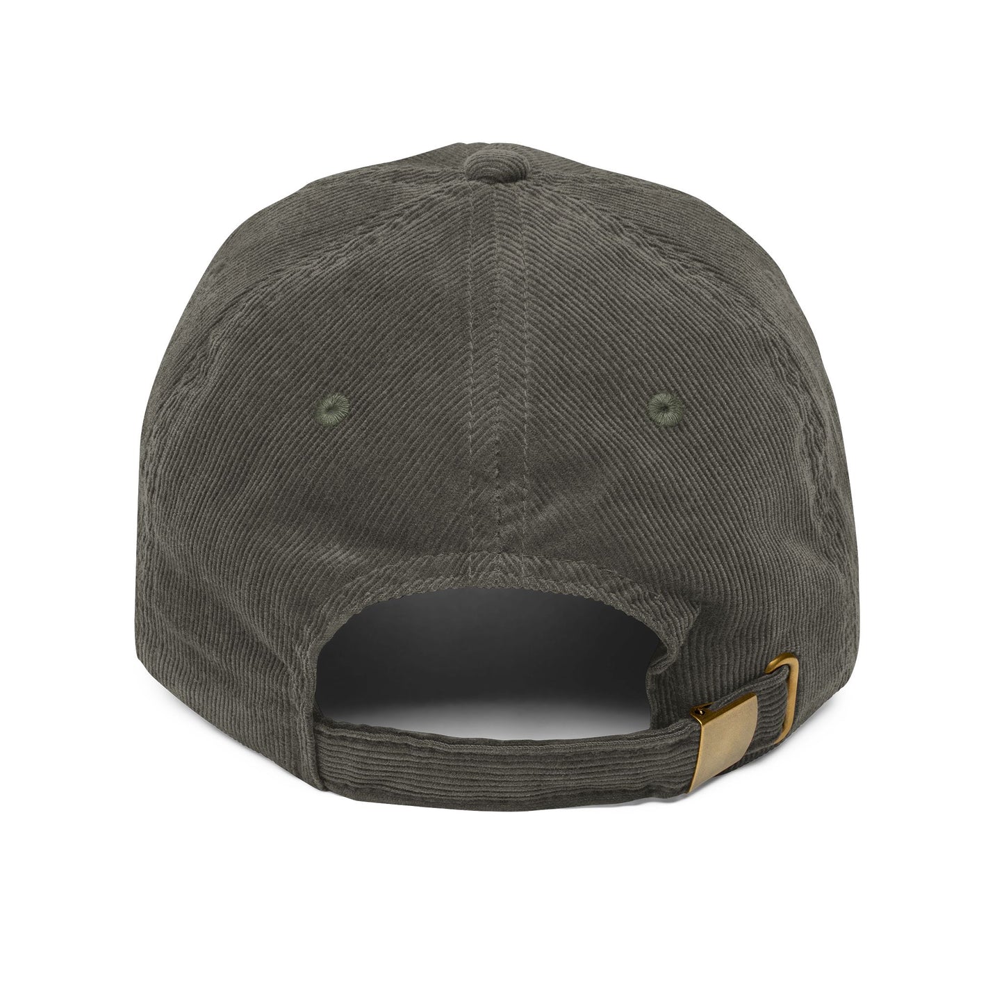 Vintage Corduroy Embroidered Cap – Retro Badge Baseball Hat