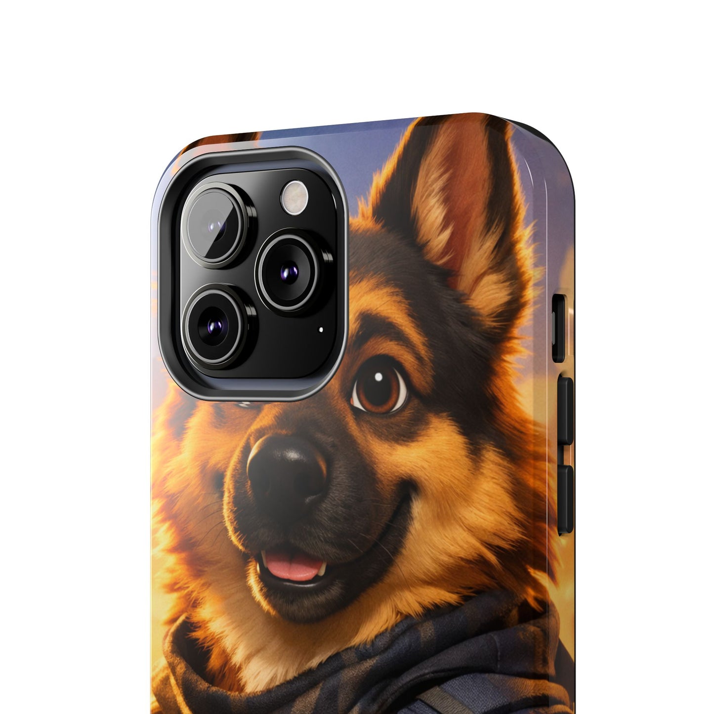German Shepherd Tactical Hero Phone Case – Tough Protective Cover for iPhone & Samsung