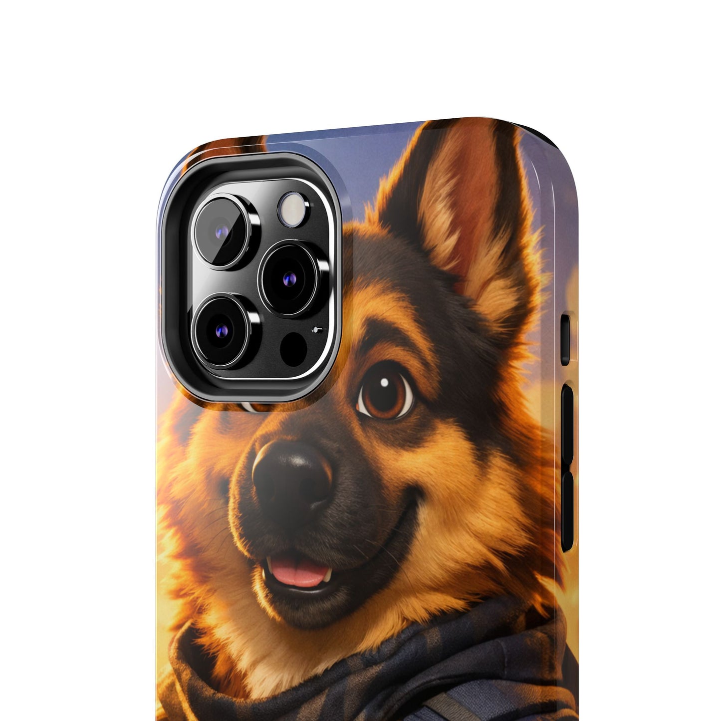 German Shepherd Tactical Hero Phone Case – Tough Protective Cover for iPhone & Samsung