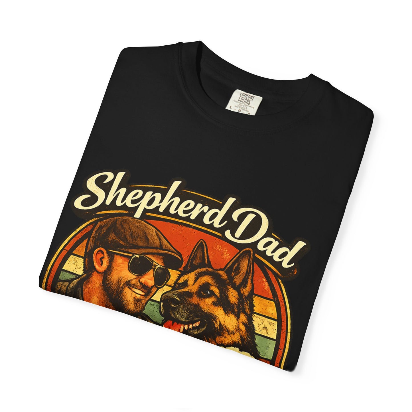 Shepherd Dad graphic T-Shirt | German Shepherd owner tee, dog lover shirt