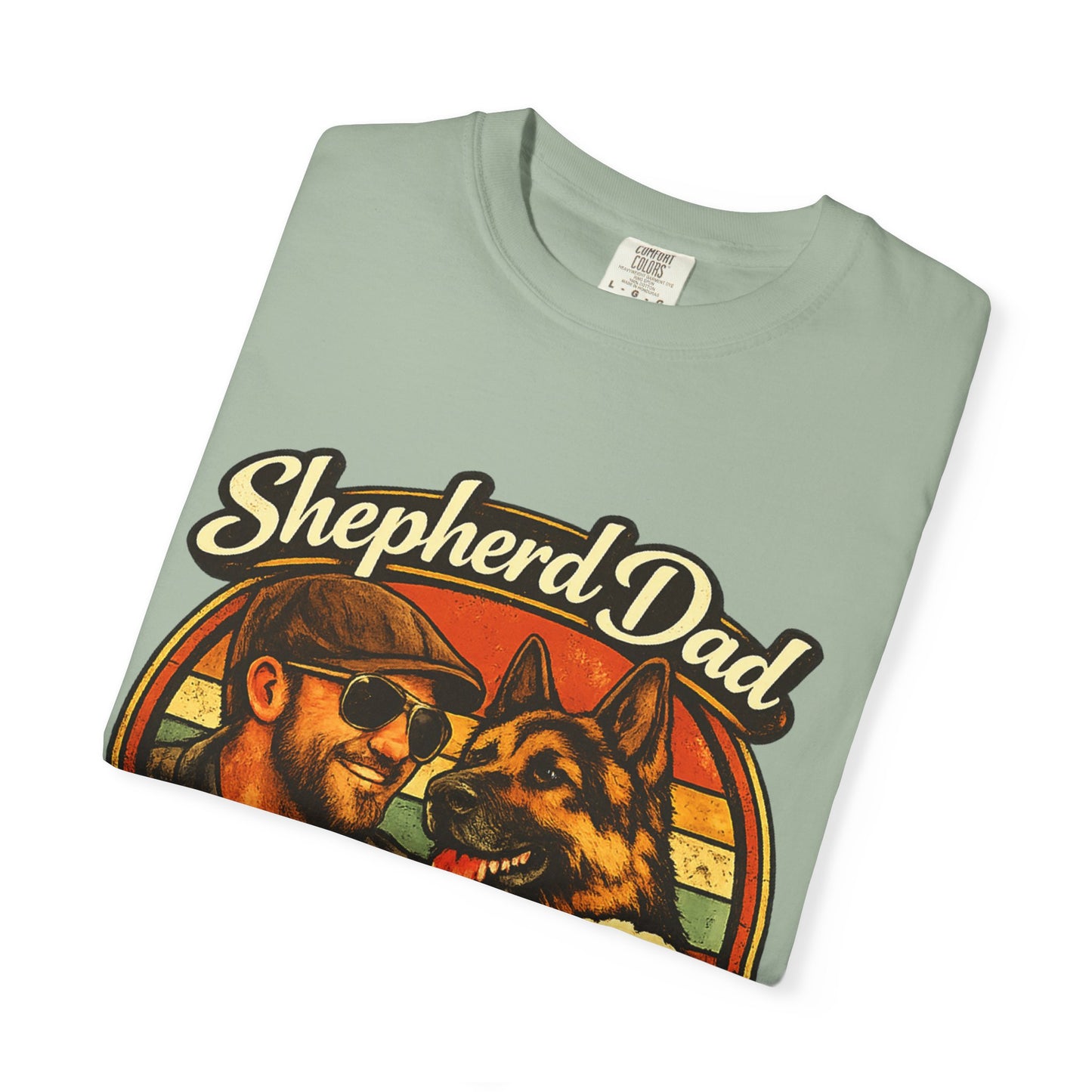 Shepherd Dad graphic T-Shirt | German Shepherd owner tee, dog lover shirt