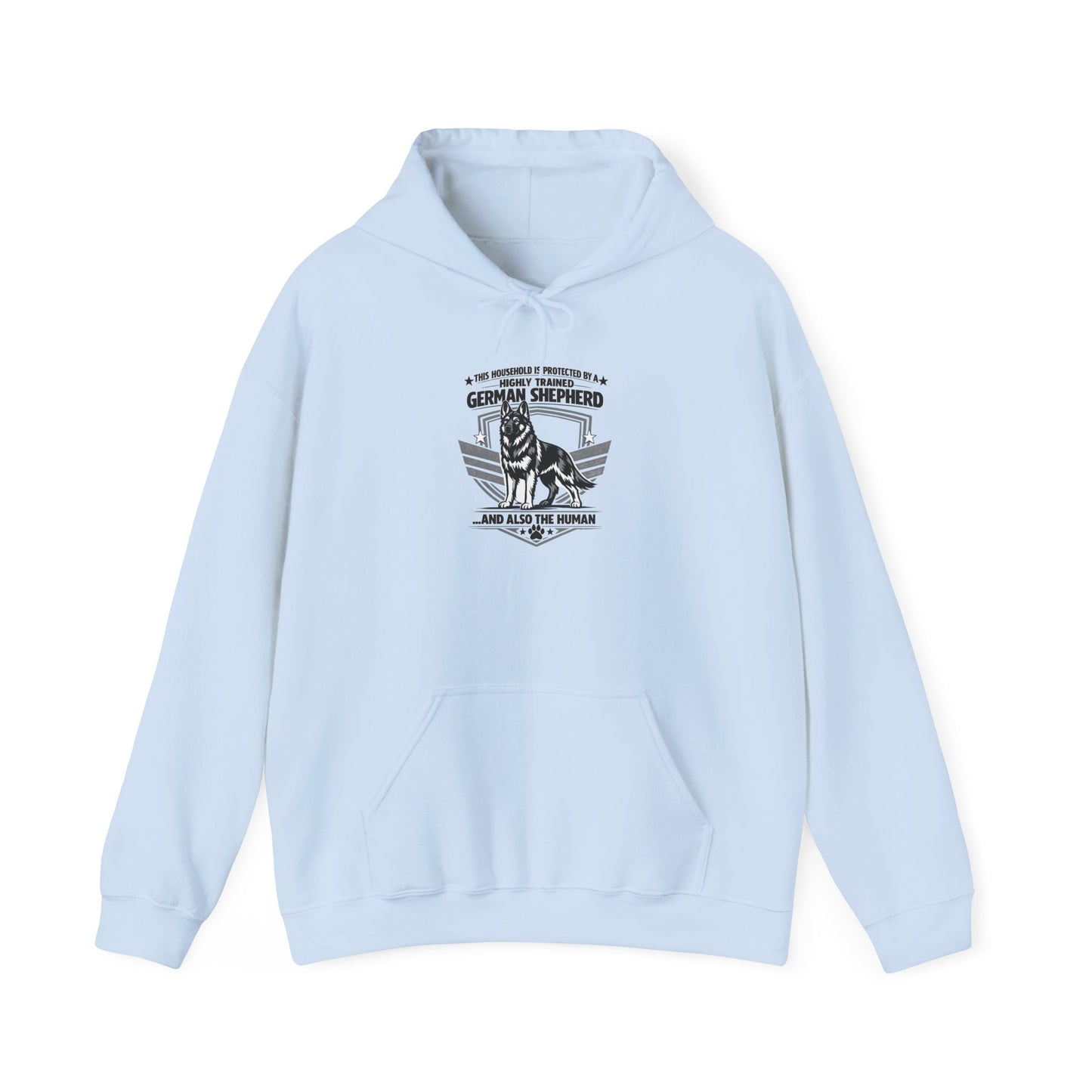 German Shepherd Hoodie – 'Loyal to the End' Vintage Dog Lover Sweatshirt