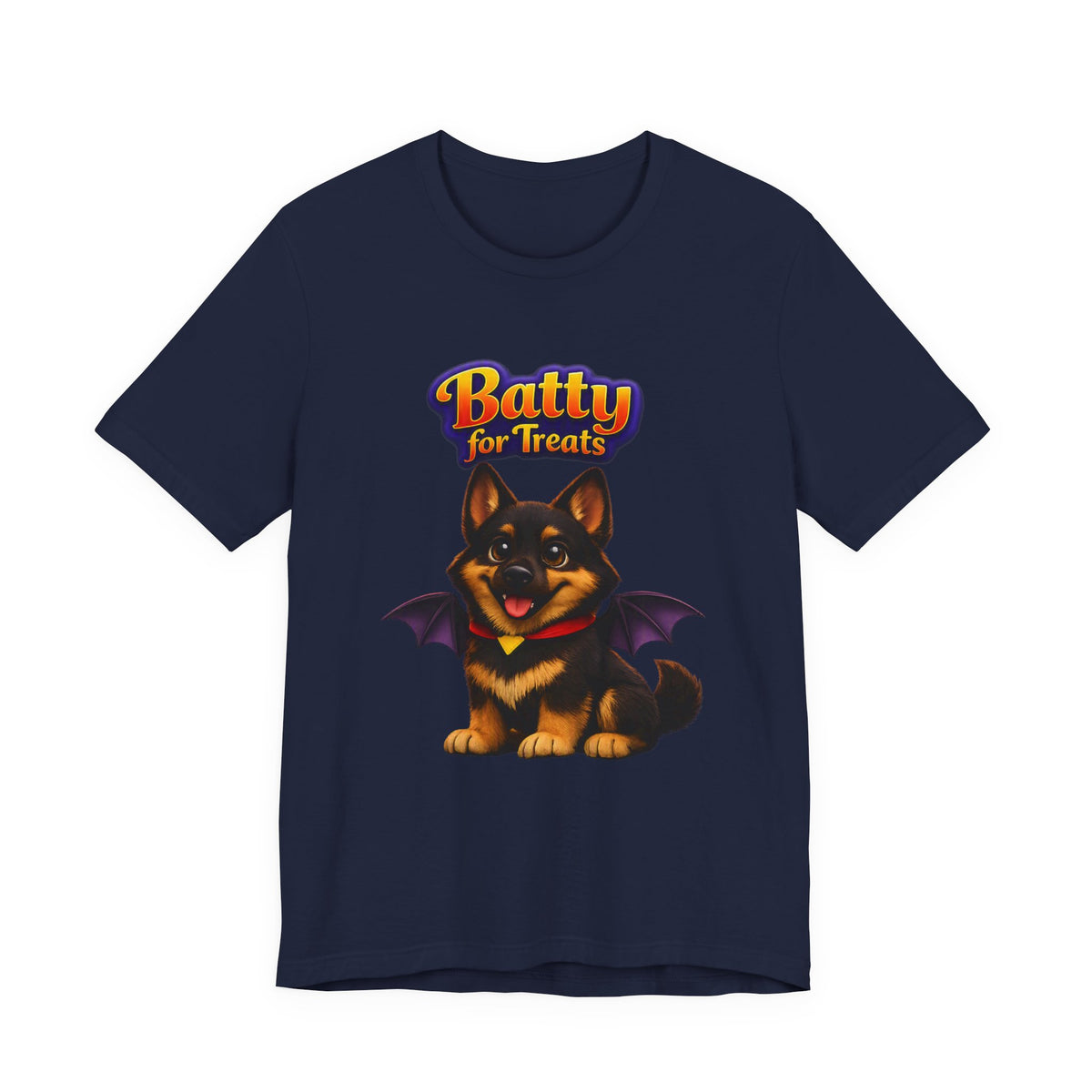Batty for Treats German Shepherd Halloween T-Shirt