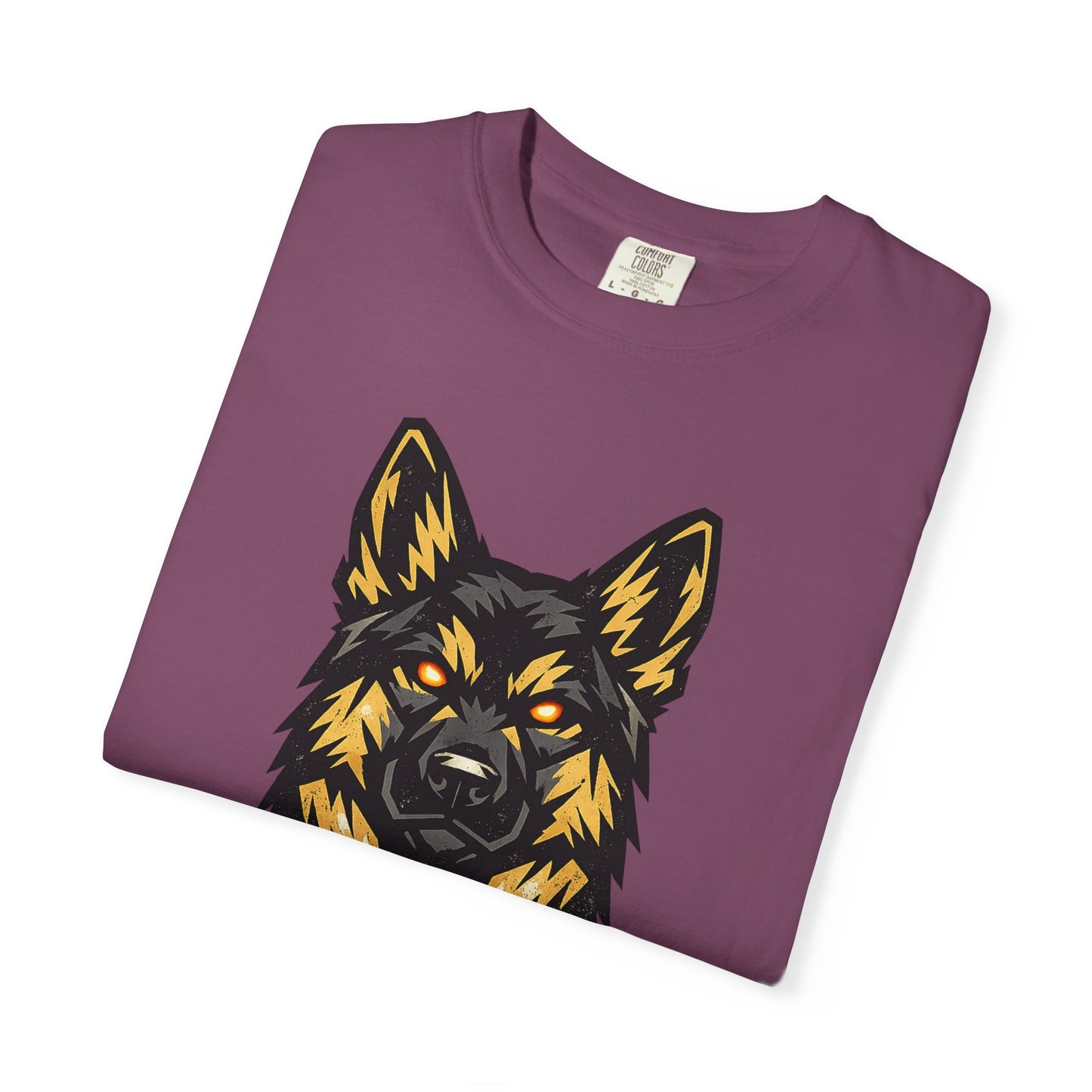 Alpha Energy German Shepherd Head T‑Shirt – Athletic Logo Dog Lover Tee | Bold Working Dog Graphic for Fitness & Streetwear | T‑Shirt