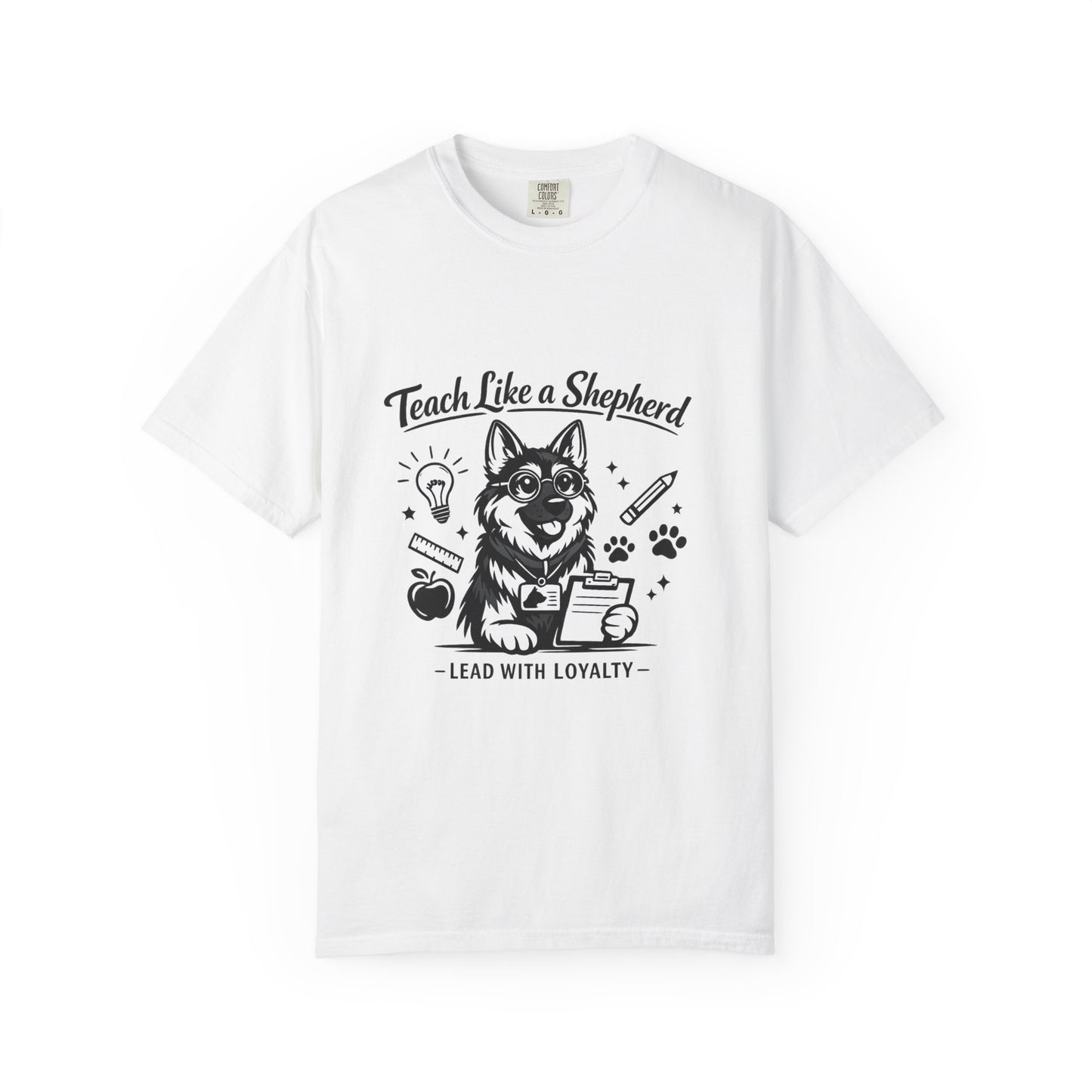 Teacher Life German Shepherd T‑Shirt – Funny Back to School Dog Lover Tee | Classroom Outfit | Gildan 64000