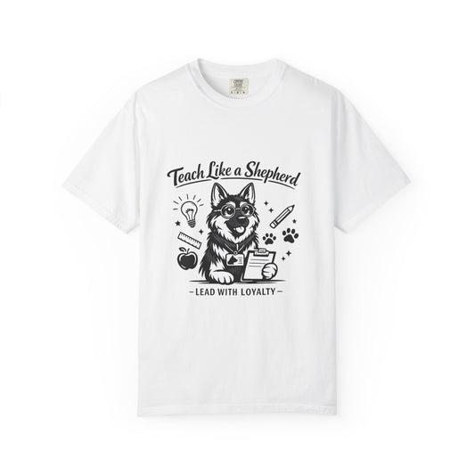 Teacher Life German Shepherd Shirt, Funny Back to School Dog Tee for Educators, Classroom Outfit, Teacher Appreciation Gift