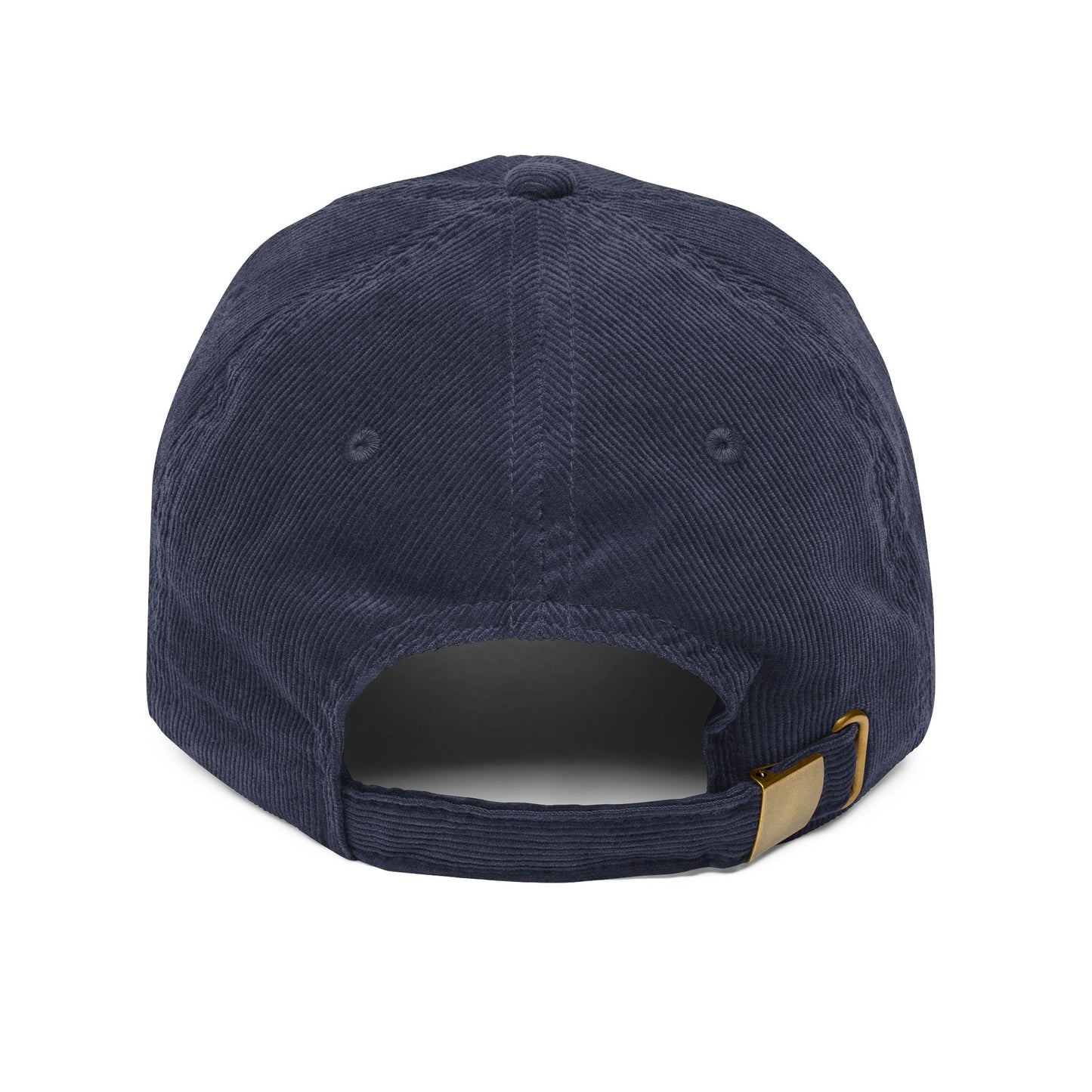 Vintage Corduroy Embroidered Cap – Retro Badge Baseball Hat