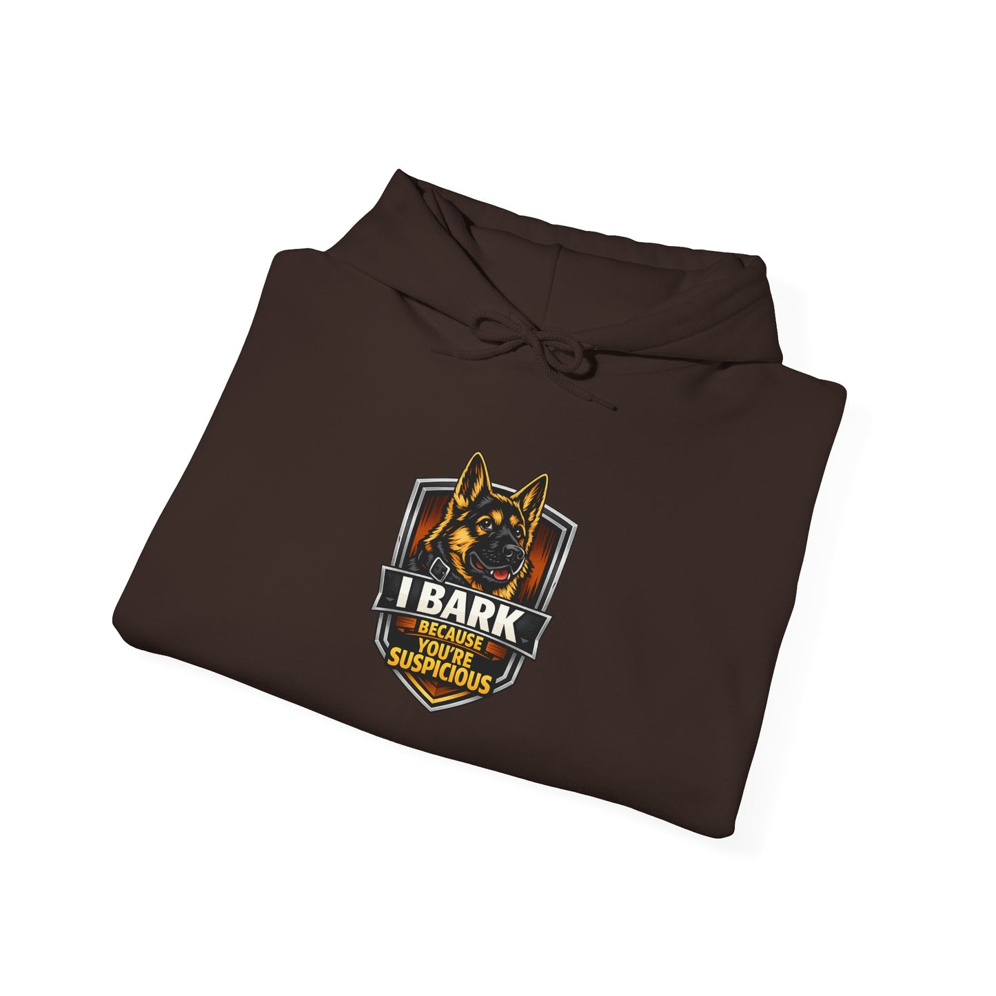 German Shepherd 'I Bark For My K9' Hoodie — Police K9 Dog Lover Sweatshirt