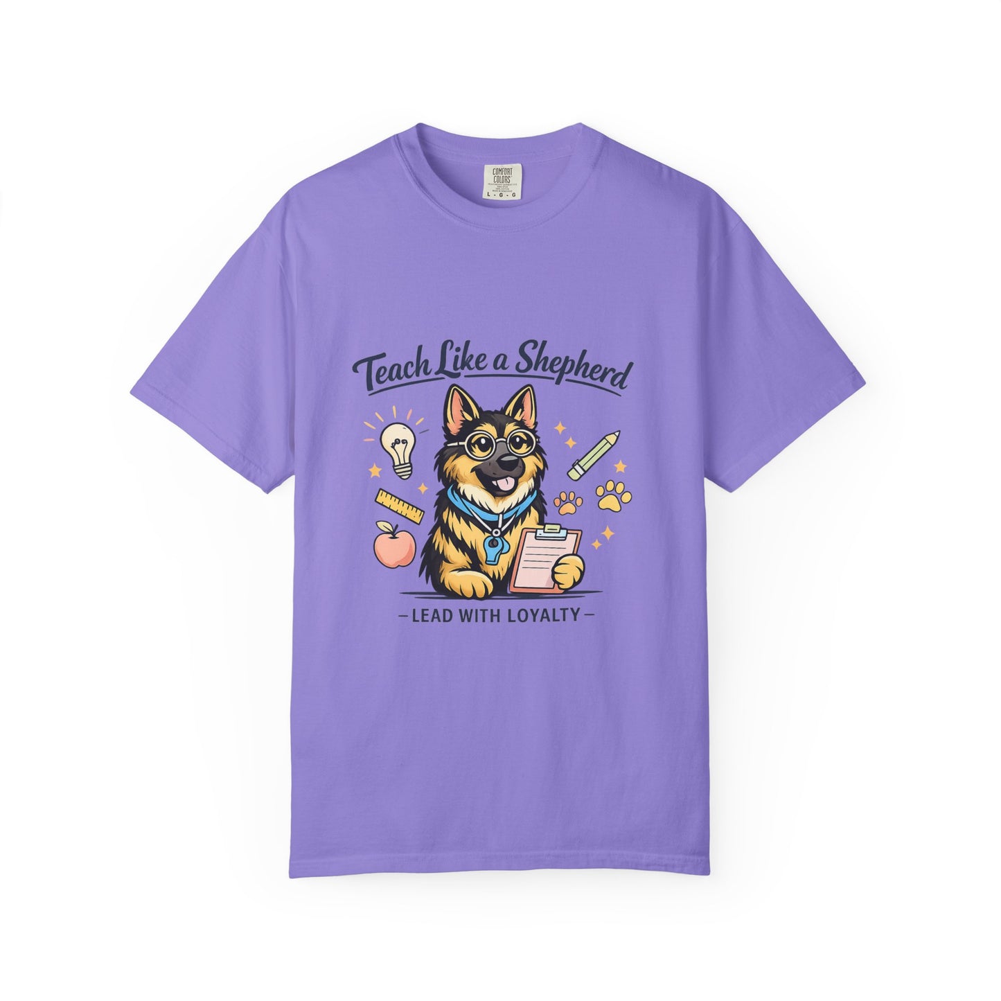 Teacher Life German Shepherd T‑Shirt – Funny Back to School Dog Lover Tee | Classroom Educator Gift | Bella Canvas 3001
