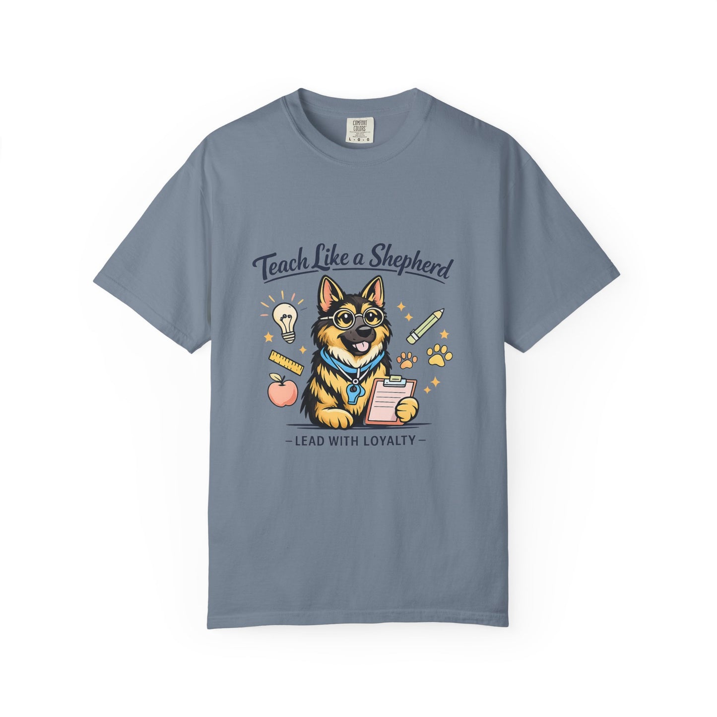 Teacher Life German Shepherd T‑Shirt – Funny Back to School Dog Lover Tee | Classroom Educator Gift | Bella Canvas 3001