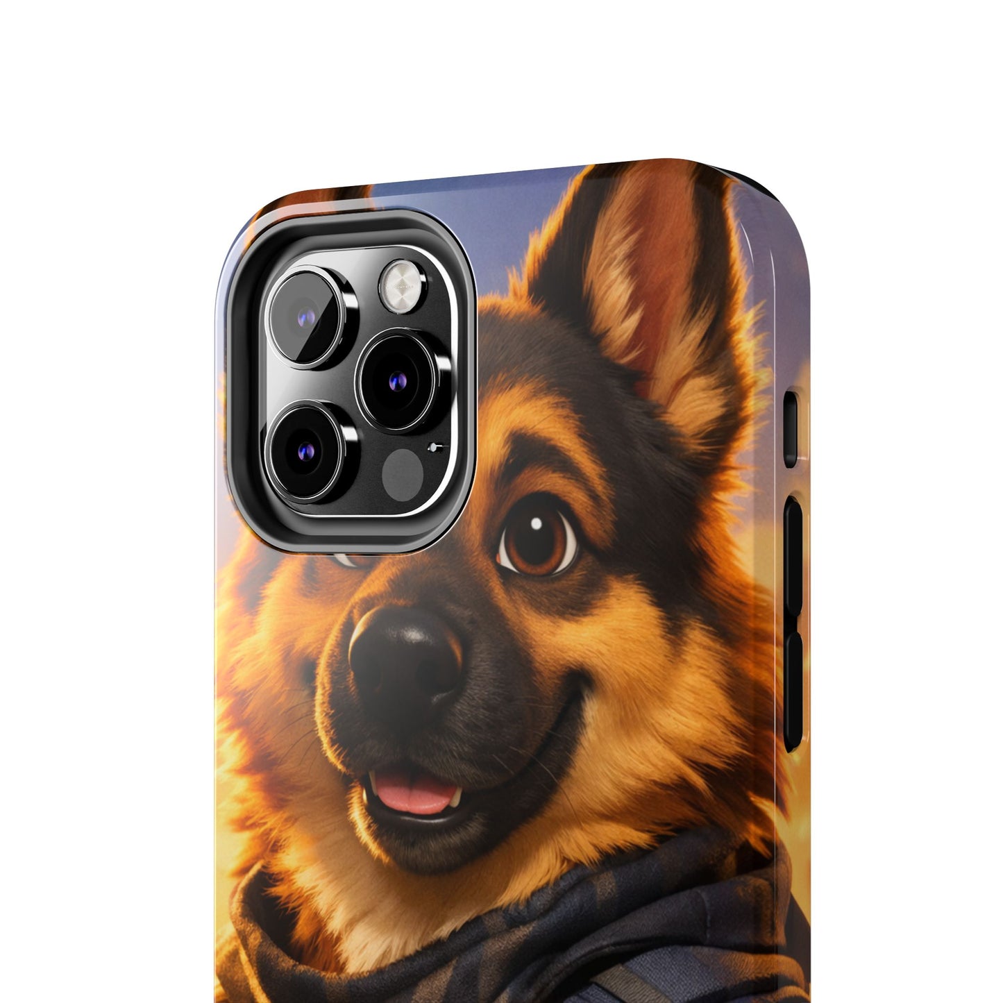 German Shepherd Tactical Hero Phone Case – Tough Protective Cover for iPhone & Samsung