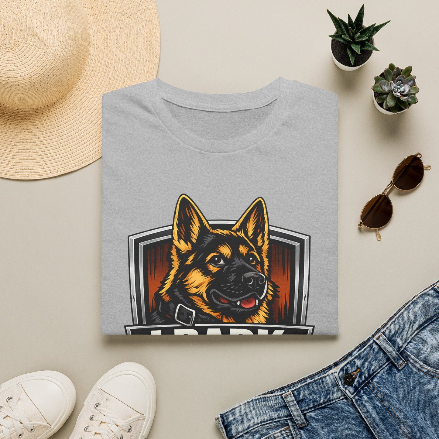 I Bark Because Youre Suspicious German Shepherd T-Shirt