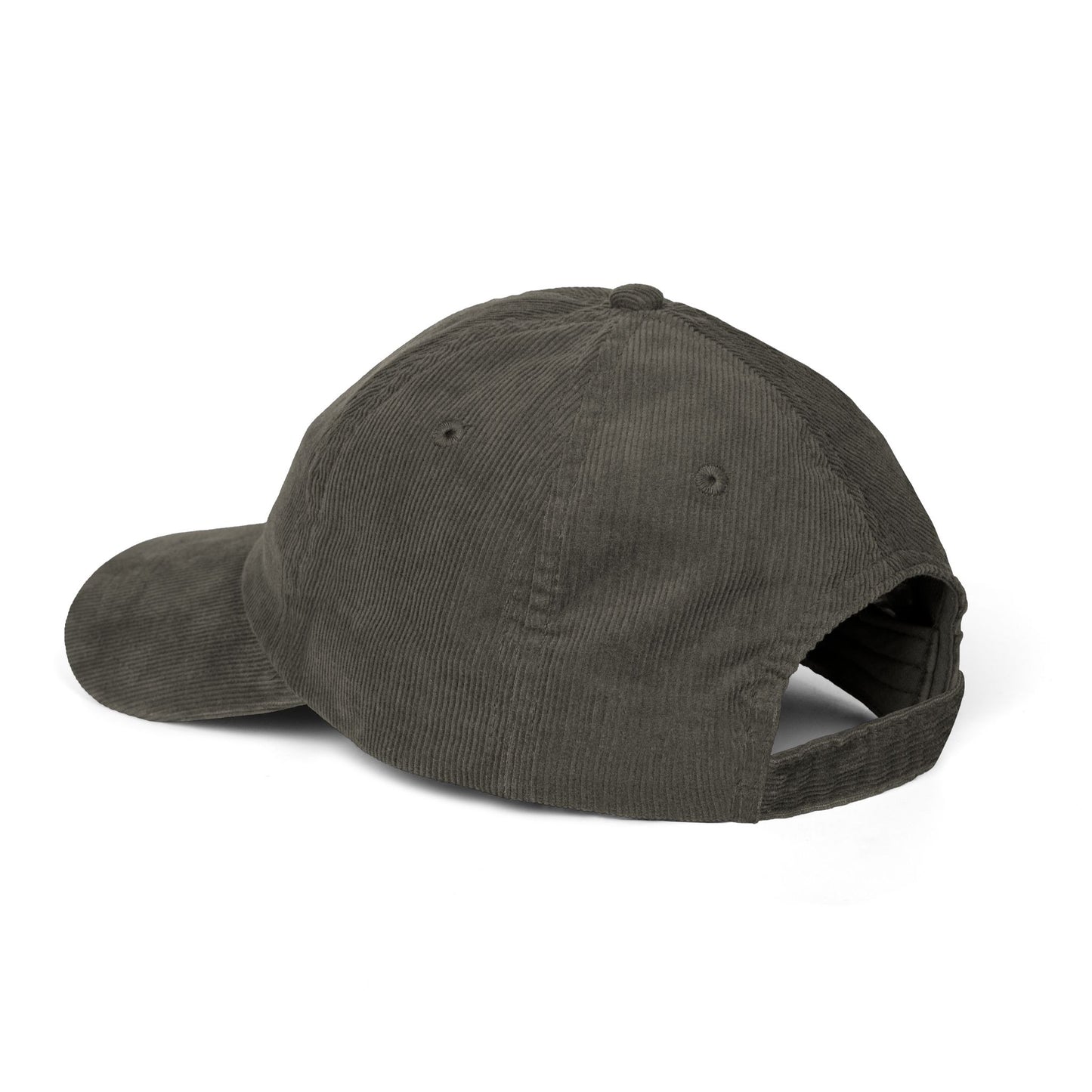 Vintage Corduroy Embroidered Cap – Retro Badge Baseball Hat