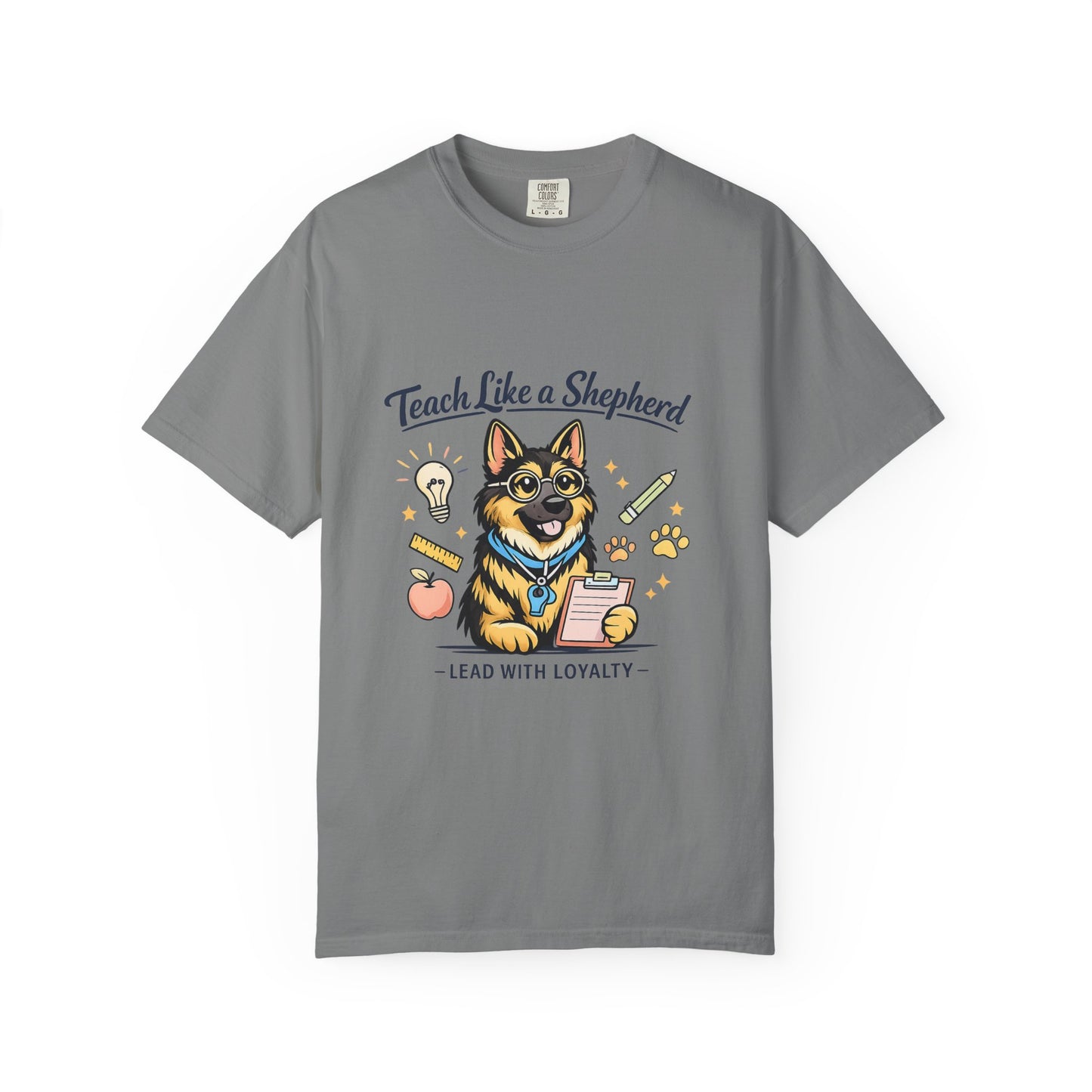 Teacher Life German Shepherd T‑Shirt – Funny Back to School Dog Lover Tee | Classroom Educator Gift | Bella Canvas 3001